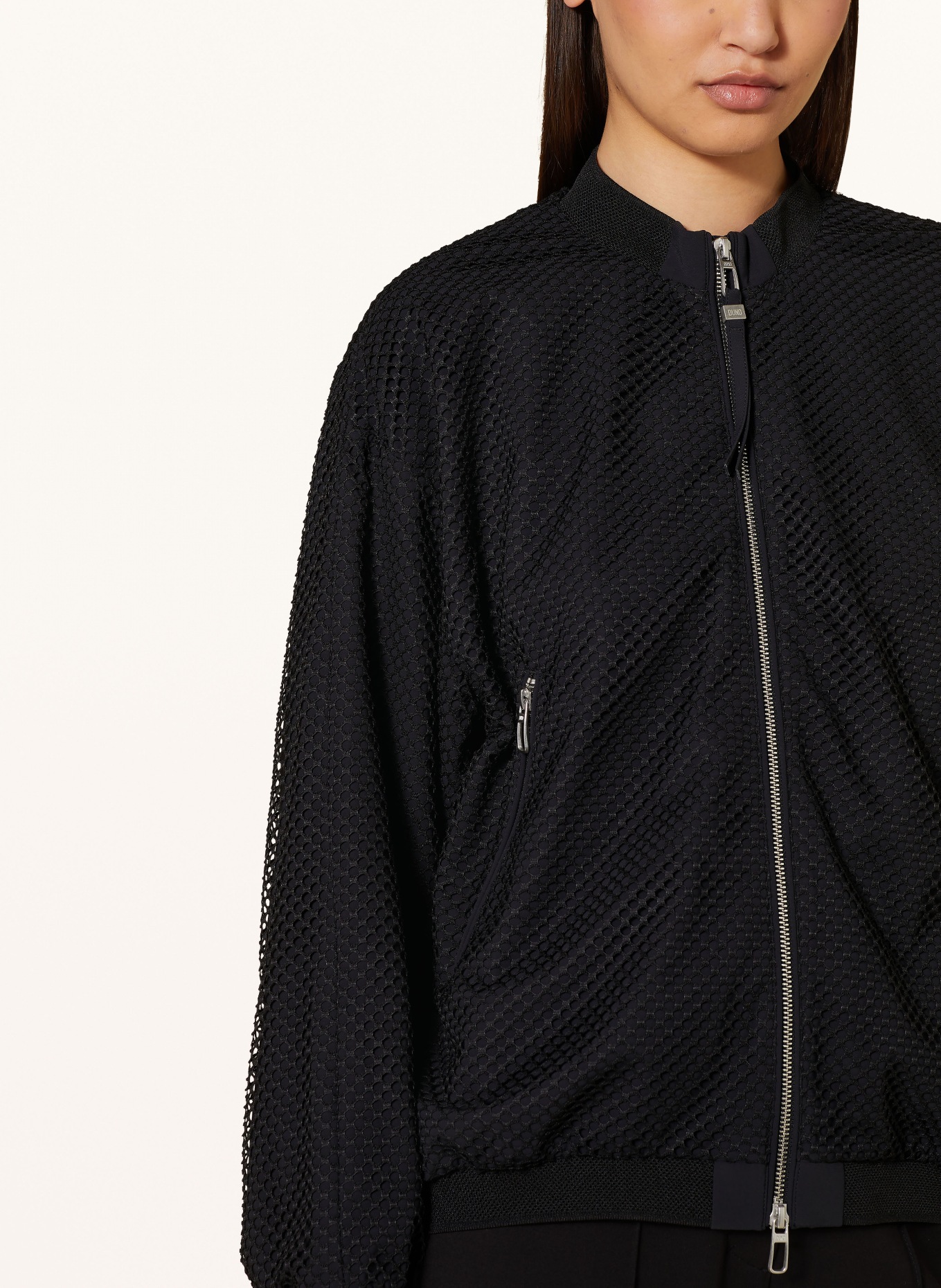 DUNO Bomber jacket MIREL, Color: BLACK (Image 4)