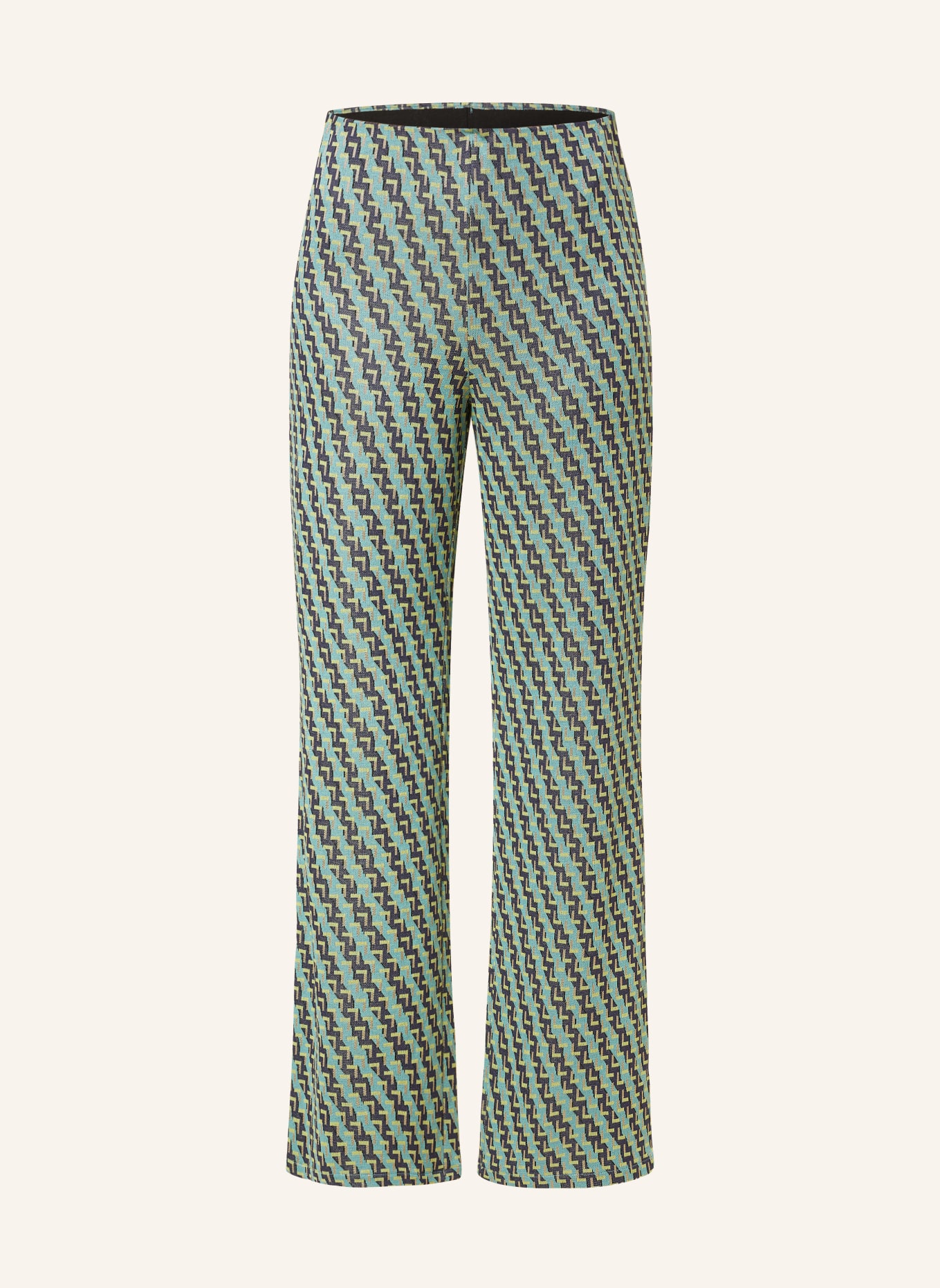 Herrlicher Wide leg trousers MARLISA, Color: LIGHT BLUE/ DARK BLUE/ GOLD (Image 1)