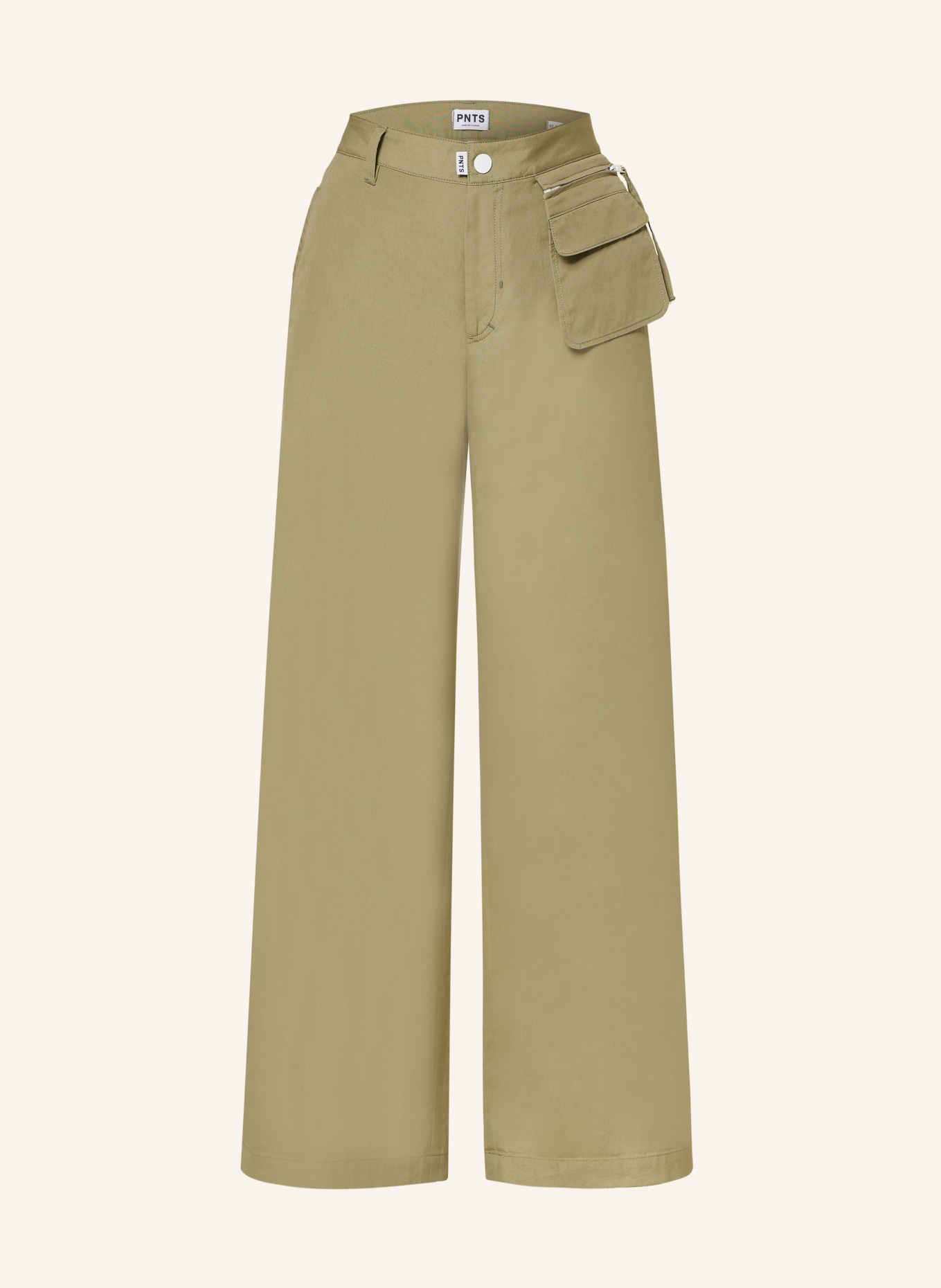 PNTS Trousers THE STRAIGHT, Color: OLIVE (Image 1)