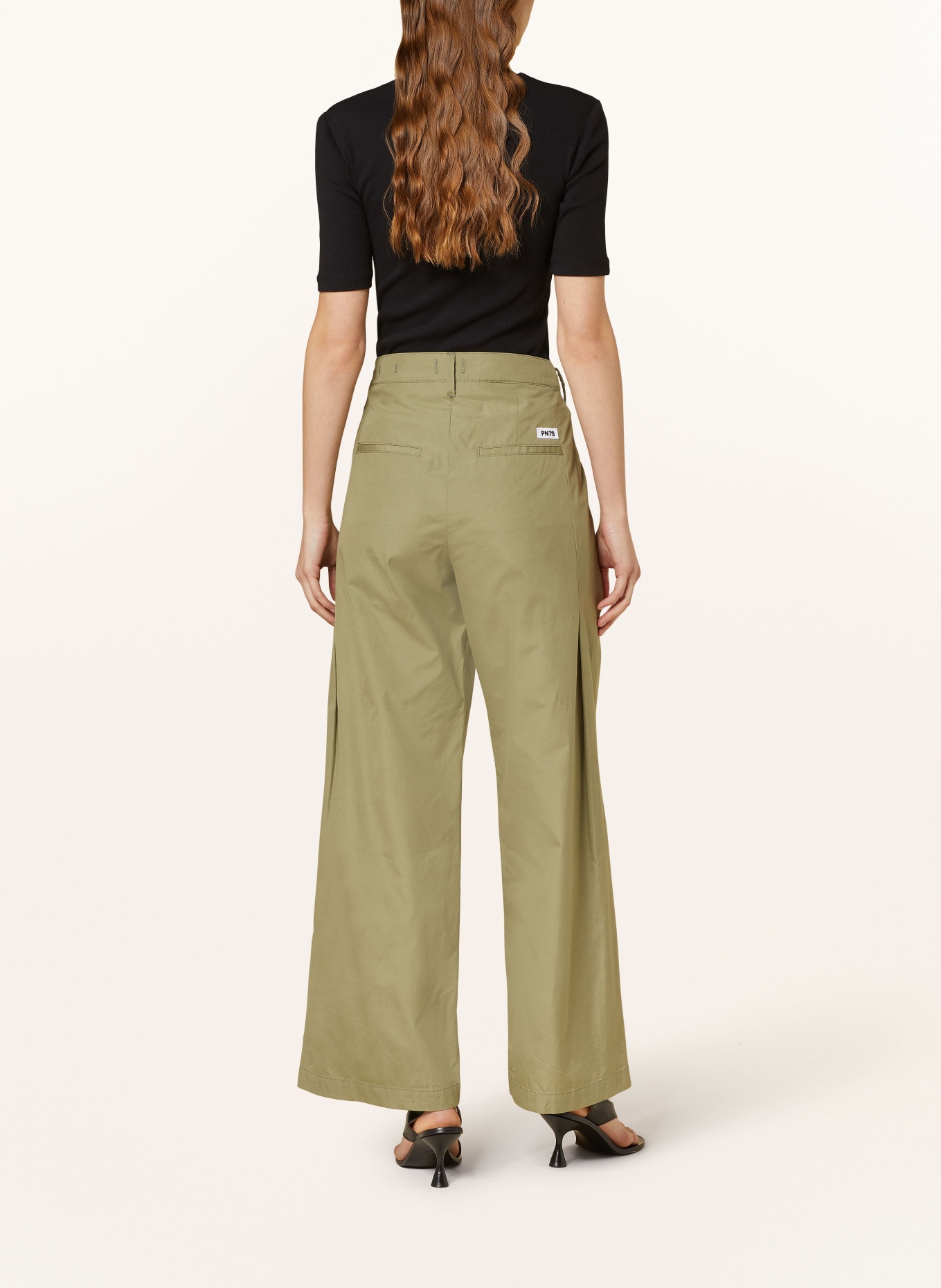 PNTS Trousers THE STRAIGHT, Color: OLIVE (Image 3)