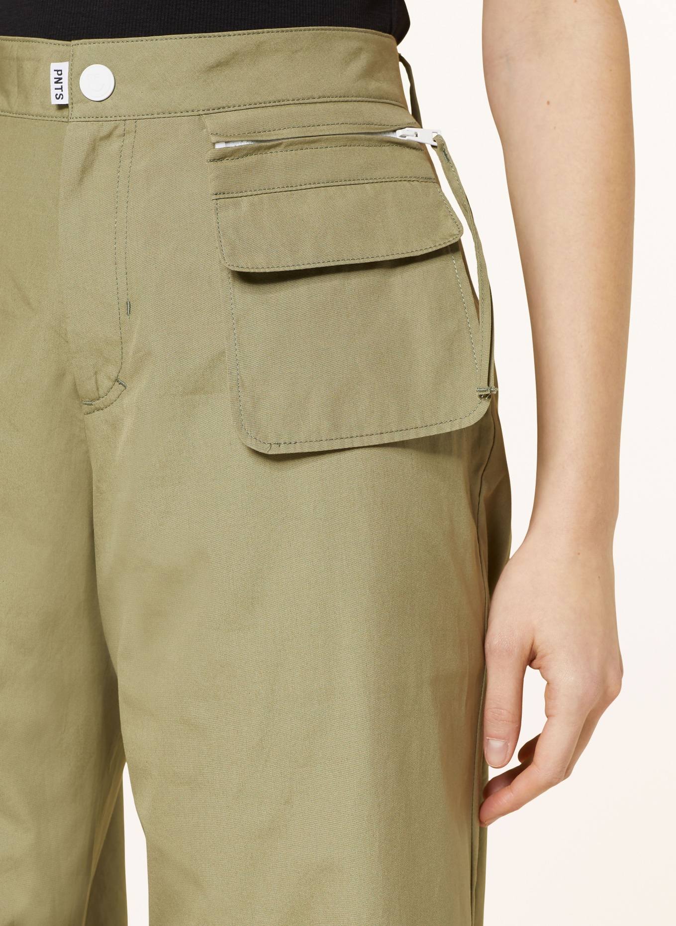 PNTS Trousers THE STRAIGHT, Color: OLIVE (Image 5)