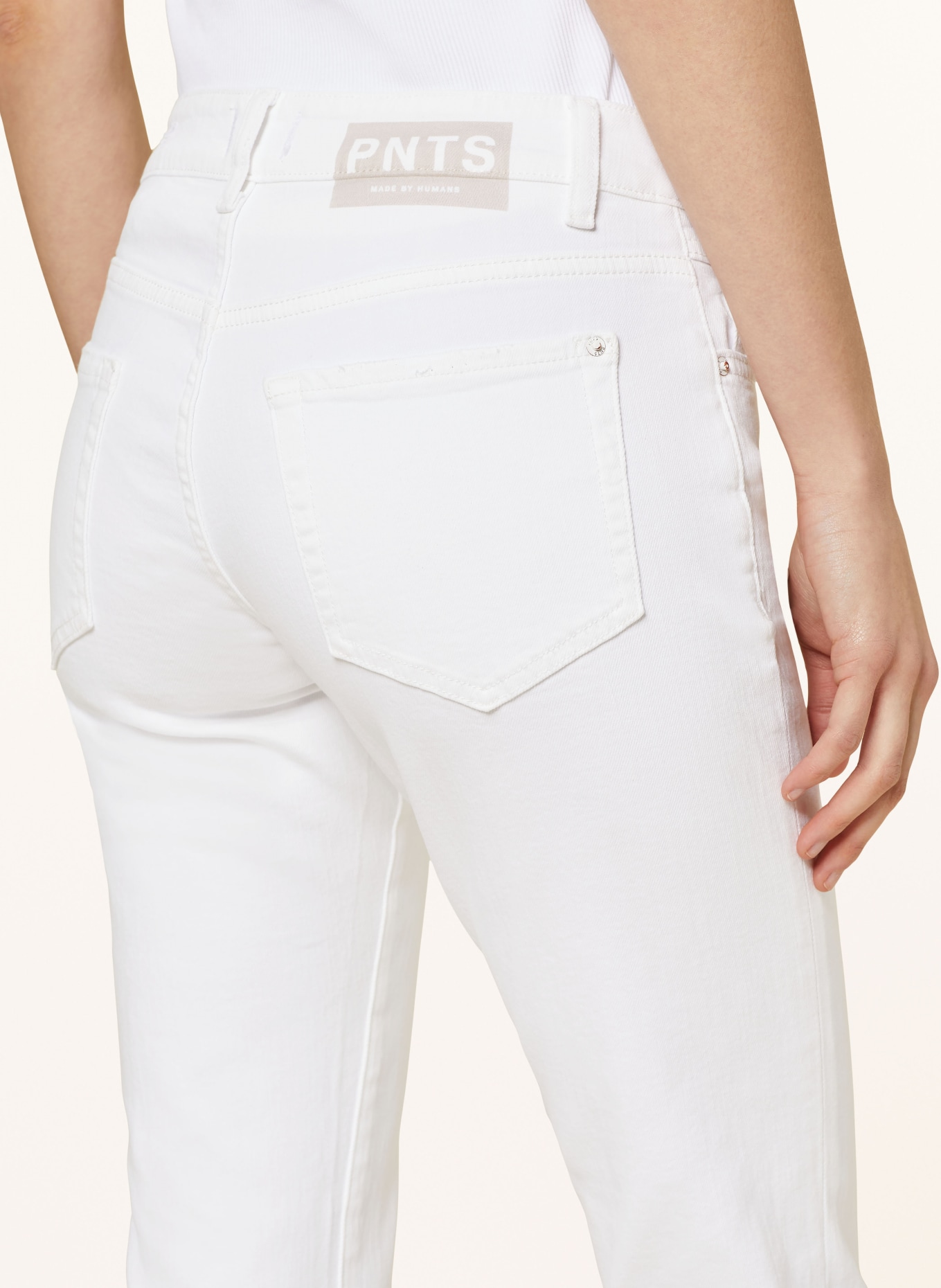 PNTS 7/8 jeans THE MINI B, Color: 99 SNOW WHITE (Image 5)