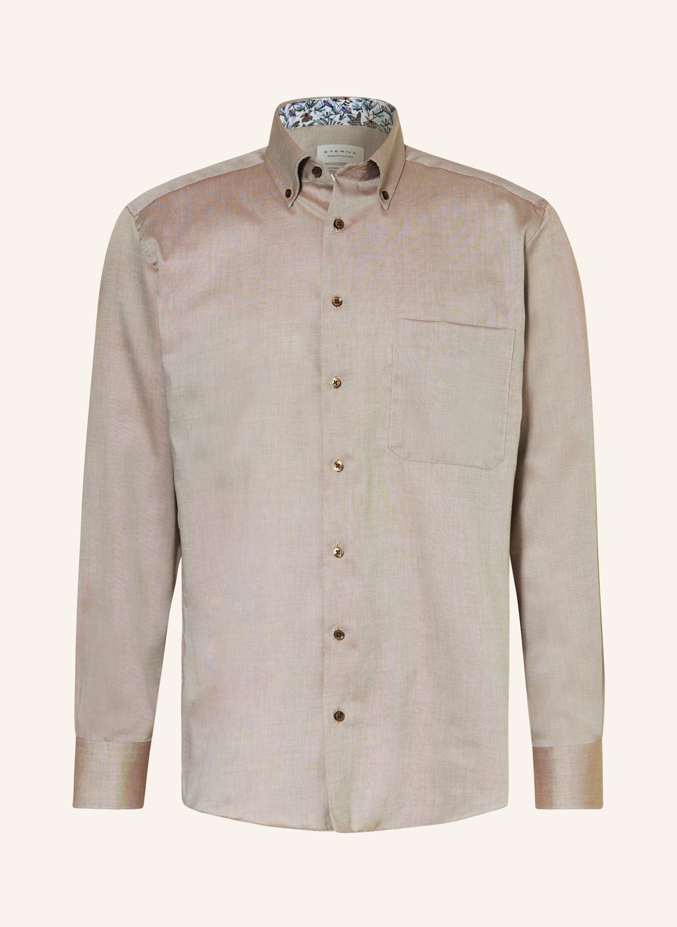 ETERNA Koszula comfort fit, Kolor: BRĄZOWY (Obrazek 1)