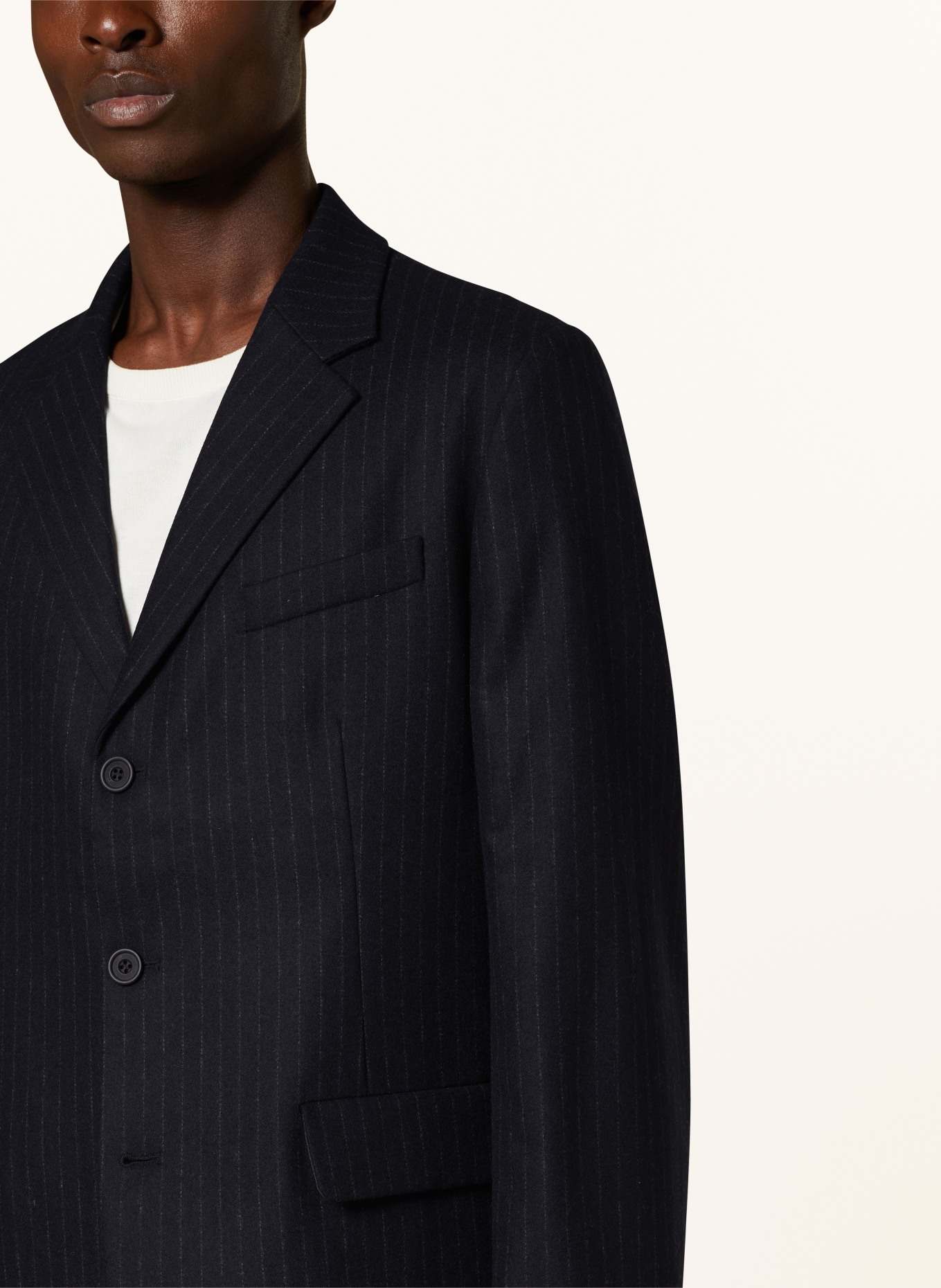 COS Tailored jacket regular fit, Color: 001 Blue Dark (Image 6)