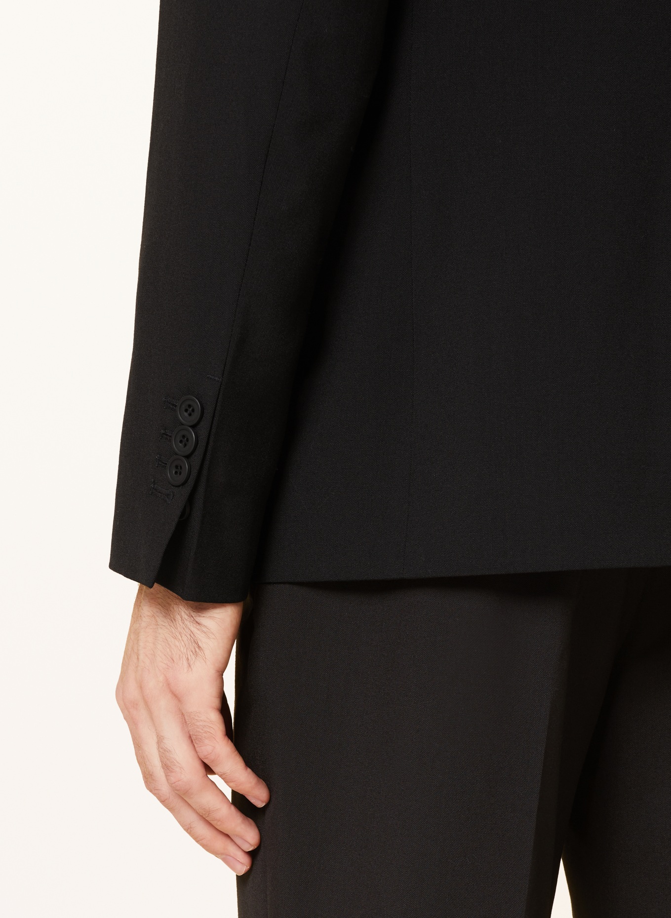 COS Tailored jacket slim fit, Color: BLACK (Image 6)