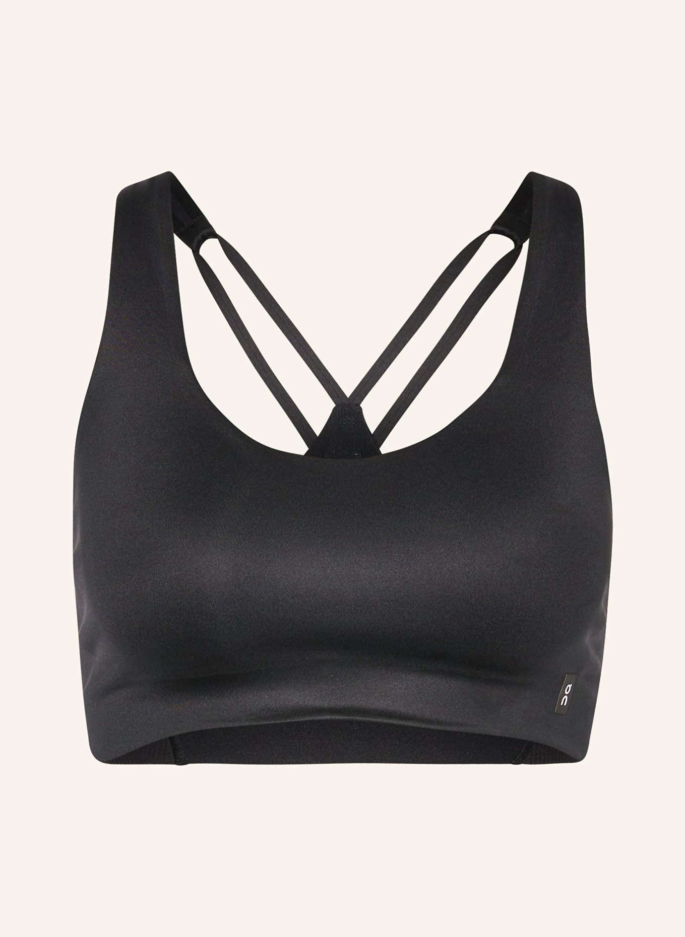 On Sports bra ACTIVE with mesh, Color: BLACK (Image 1)