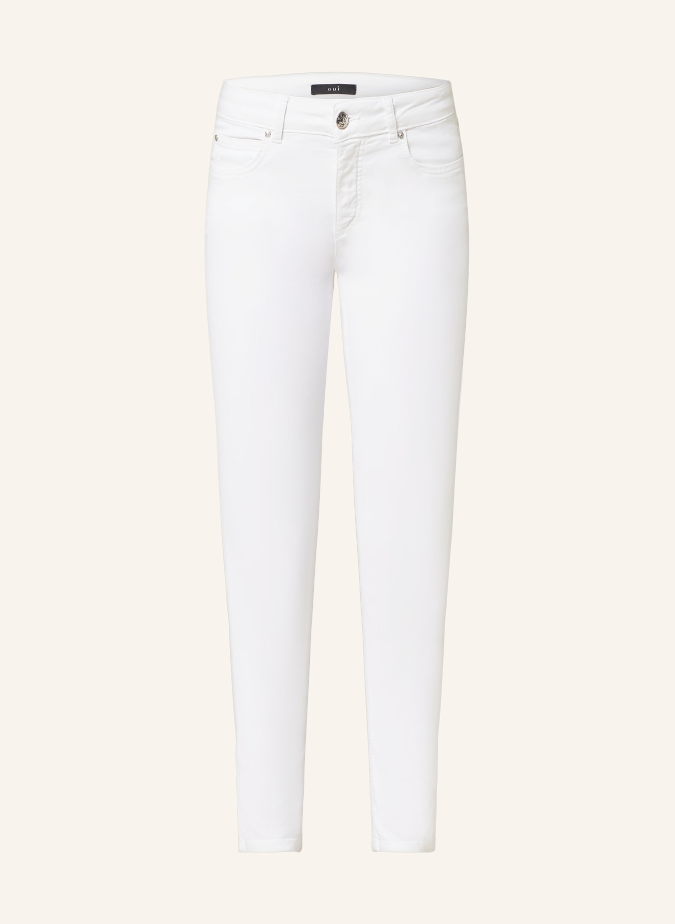oui Jeans, Color: WHITE (Image 1)