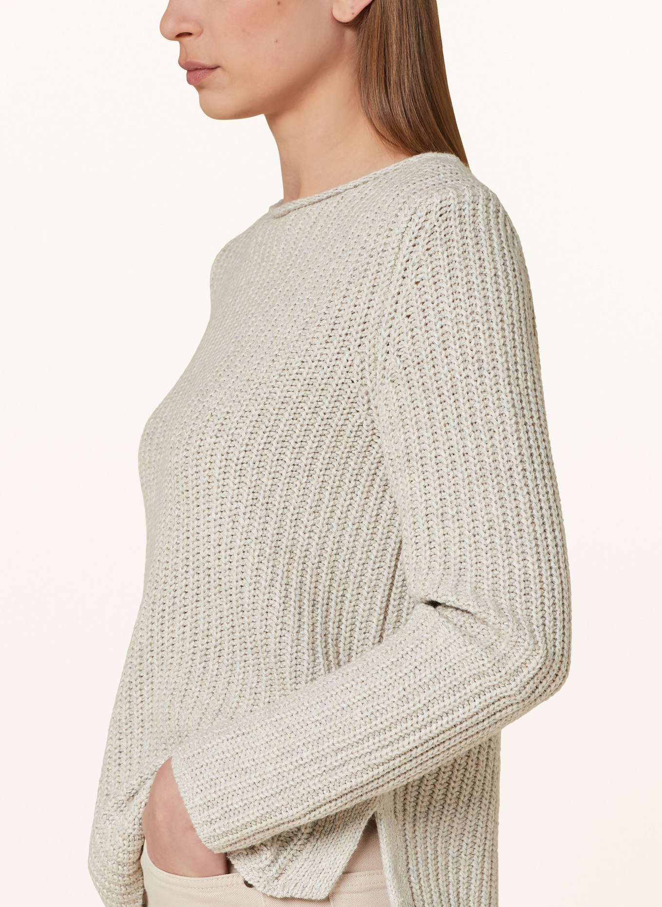 oui Sweater, Color: LIGHT GRAY (Image 4)