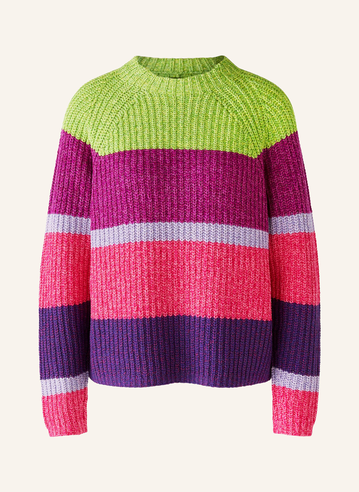 oui Sweater, Color: PURPLE/ PINK/ LIGHT GREEN (Image 1)