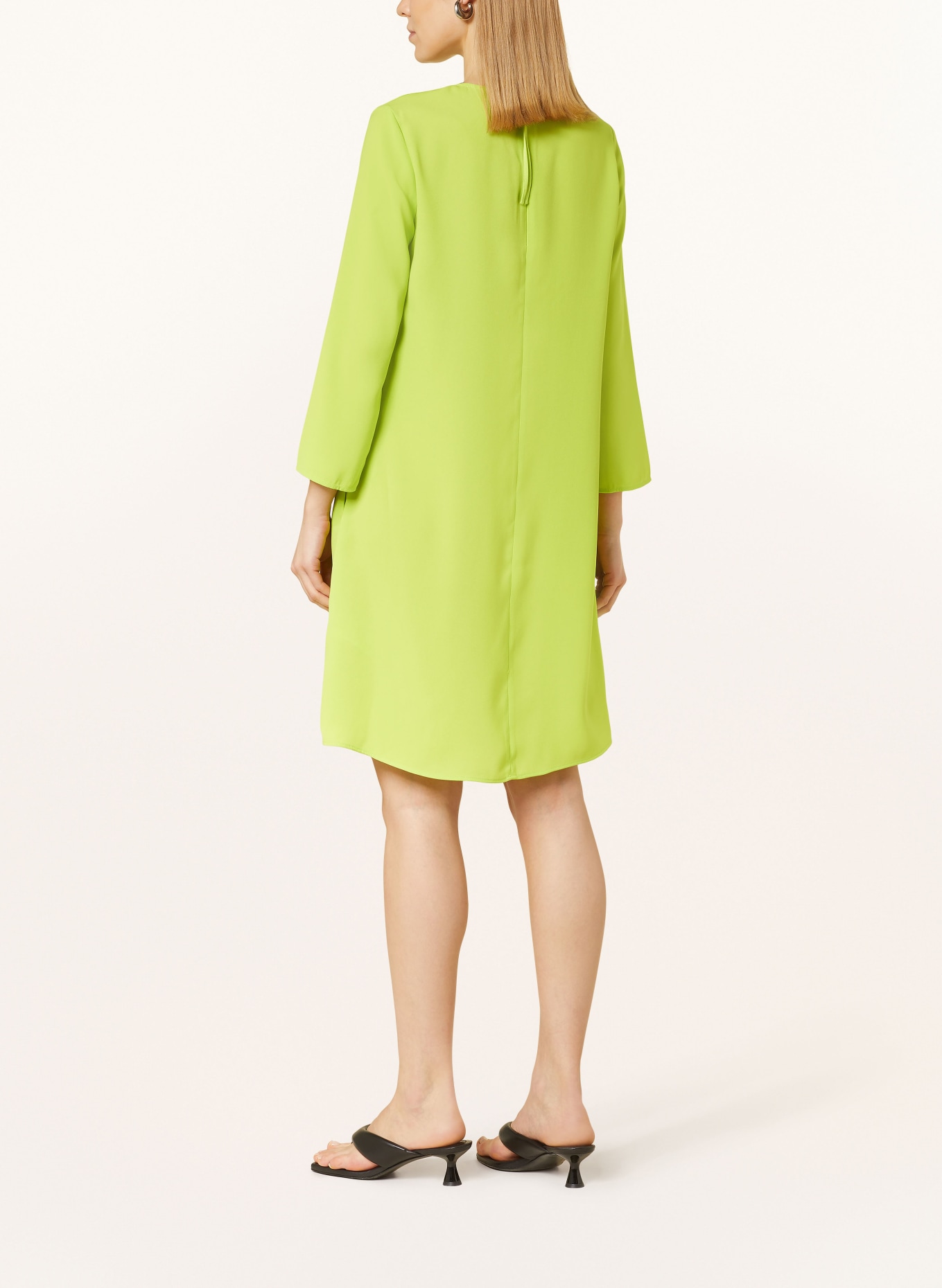 oui Dress with 3/4 sleeves, Color: LIGHT GREEN (Image 3)