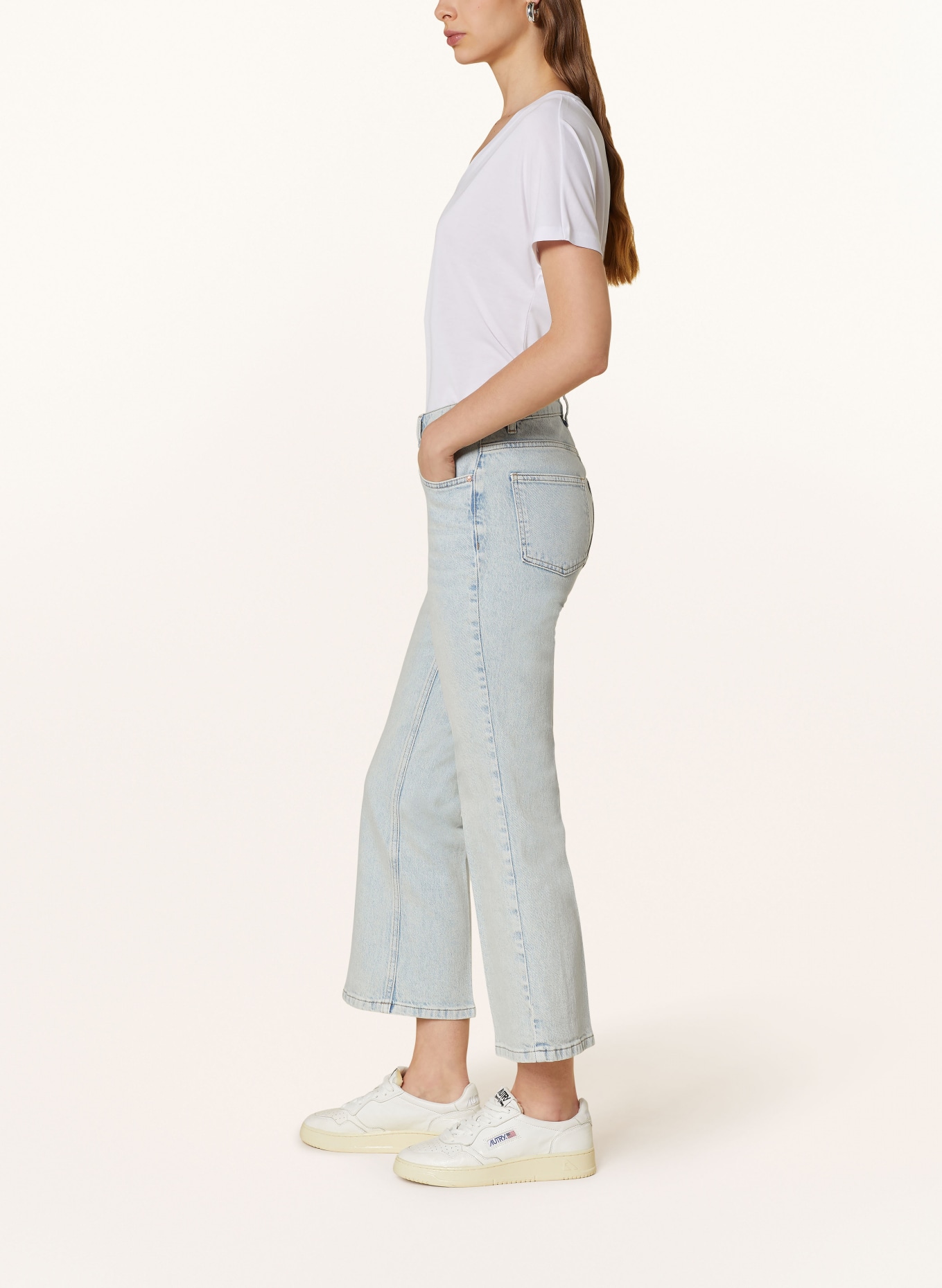 oui 7/8 jeans, Color: 5300 BLUE DENIM (Image 4)