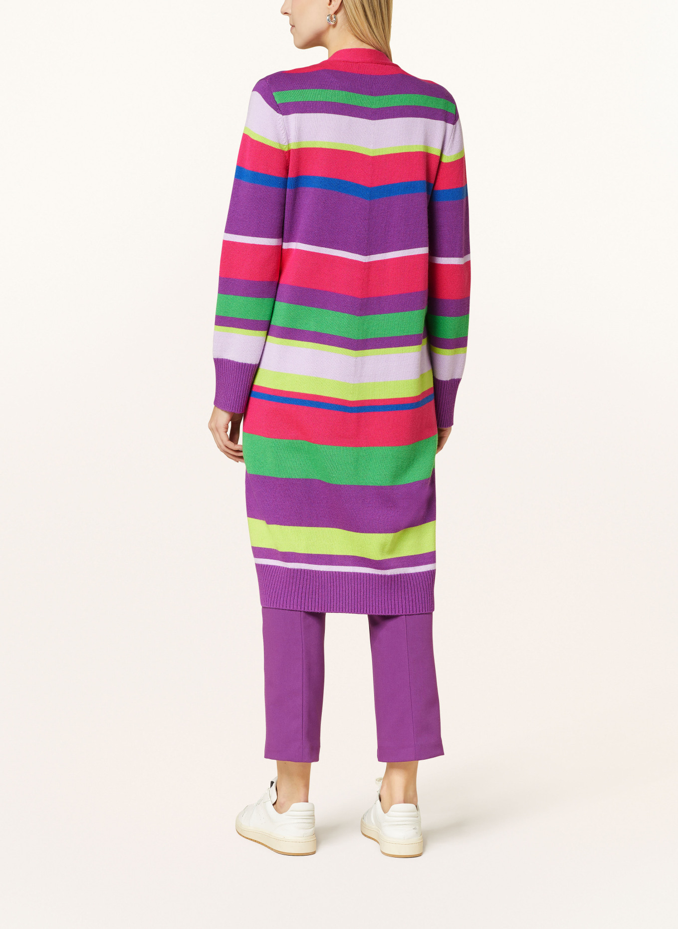 oui Knit coat, Color: PURPLE/ PINK/ GREEN (Image 3)