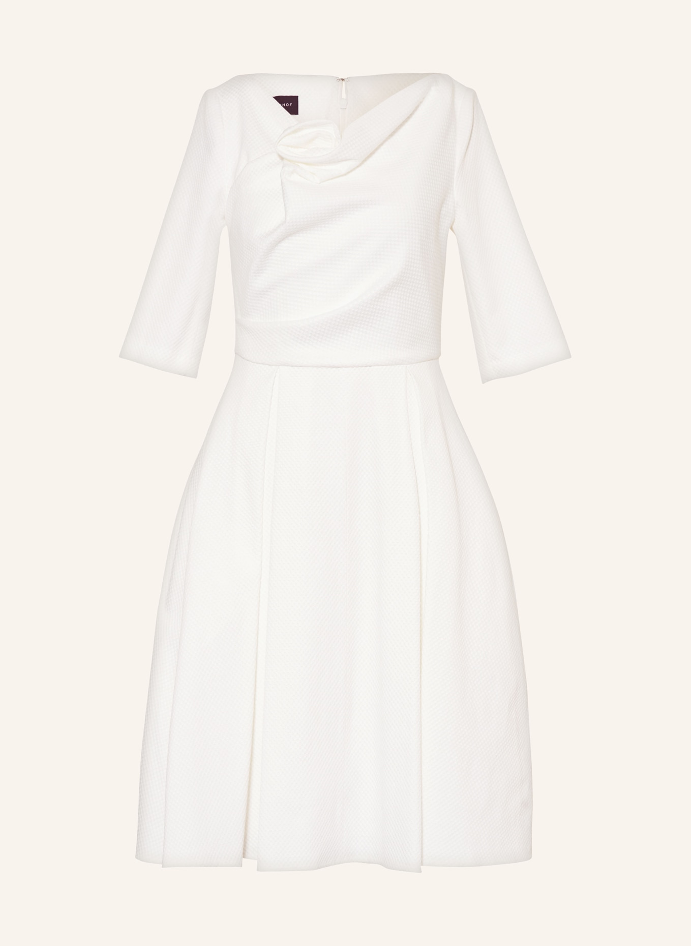 TALBOT RUNHOF Cocktail dress ROSE with 3/4 sleeves, Color: WHITE (Image 1)