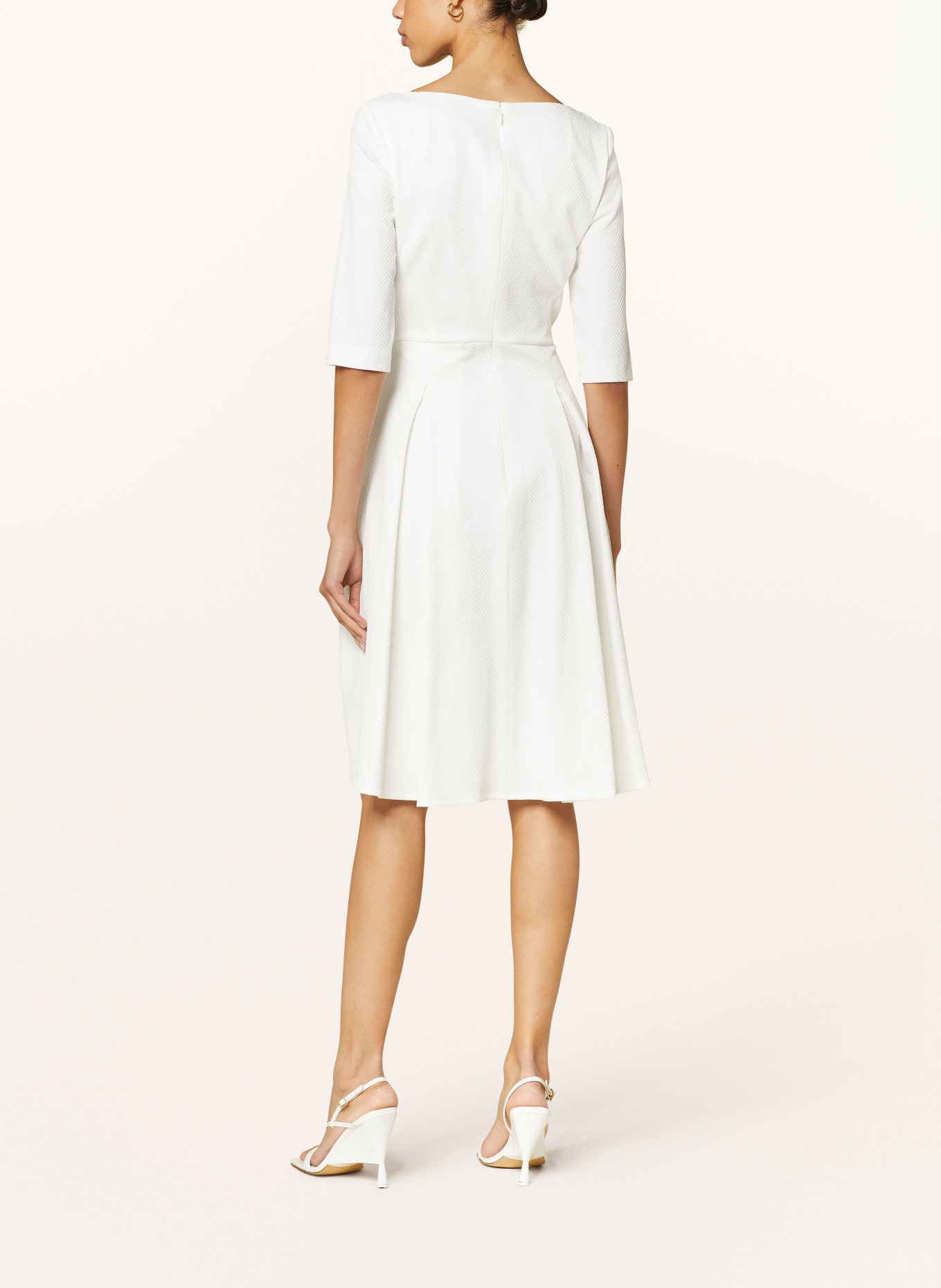 TALBOT RUNHOF Cocktail dress ROSE with 3/4 sleeves, Color: WHITE (Image 3)