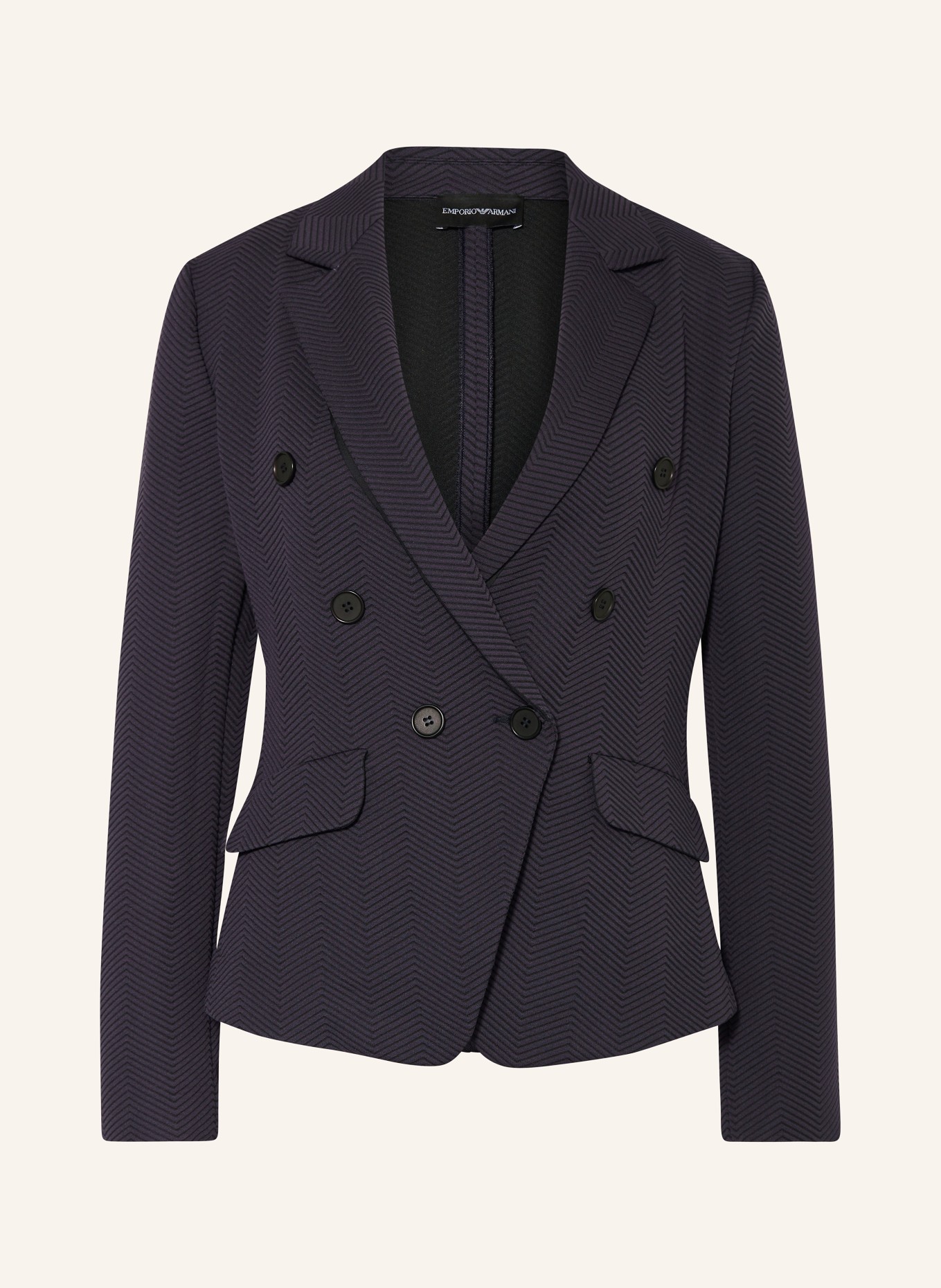 EMPORIO ARMANI Jersey blazer, Color: DARK PURPLE (Image 1)