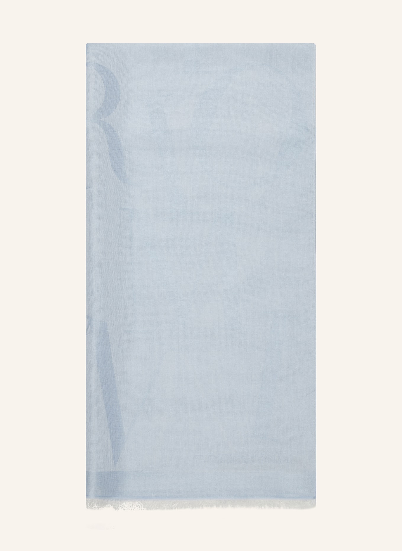 EMPORIO ARMANI Scarf with glitter thread, Color: LIGHT BLUE/ SILVER (Image 1)