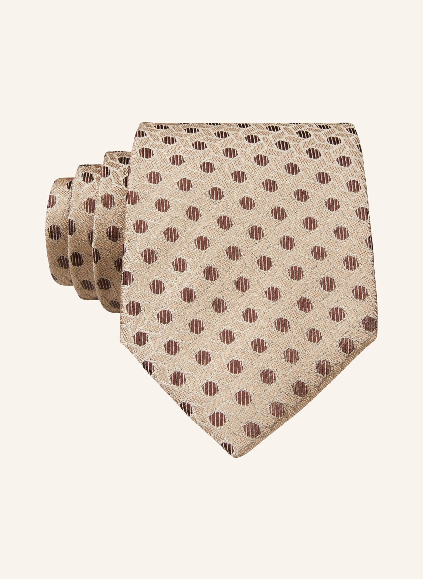STRELLSON Tie, Color: BEIGE/ BROWN (Image 1)