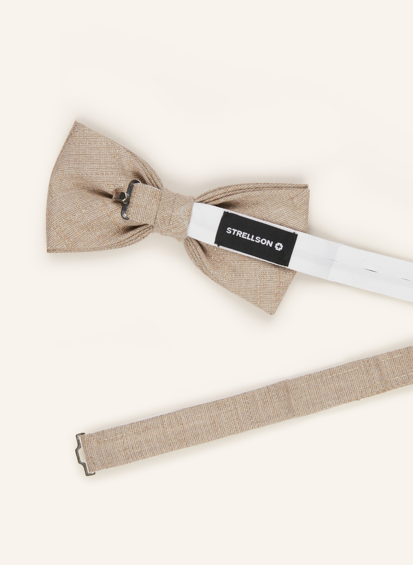 STRELLSON Set: Bow tie and pocket square, Color: BEIGE (Image 4)