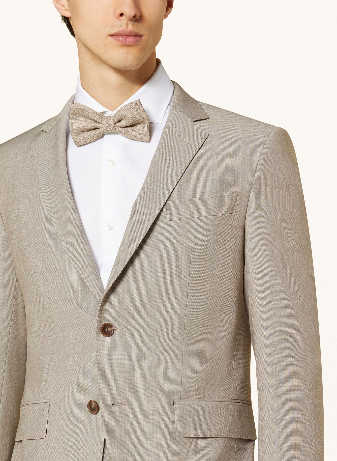 STRELLSON Set: Bow tie and pocket square, Color: BEIGE (Image 6)