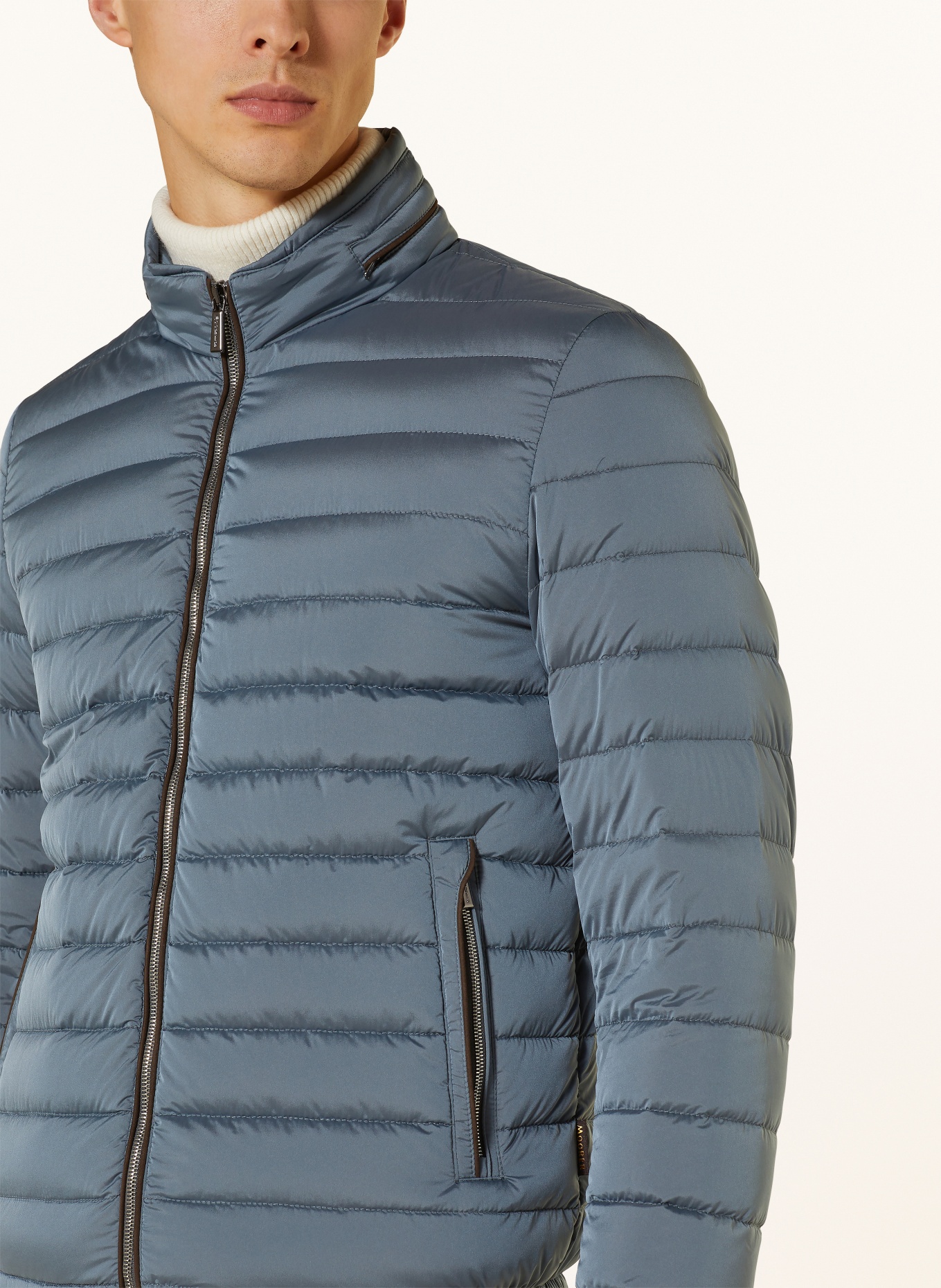MOORER Lightweight down jacket ALEC, Color: DARK BLUE (Image 4)