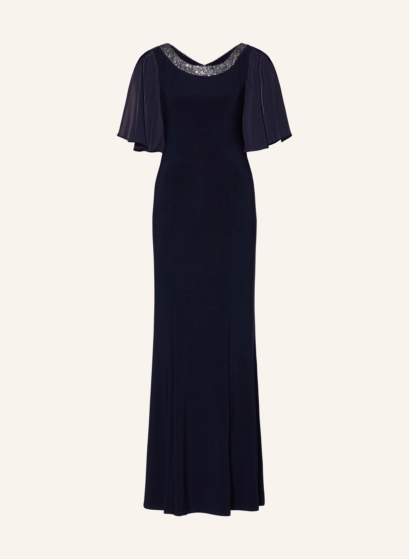 Joseph Ribkoff SIGNATURE Jersey dress with sequins, Color: DARK BLUE (Image 1)