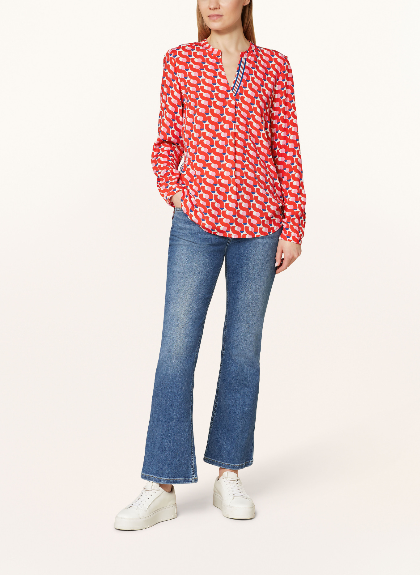 Emily VAN DEN BERGH Shirt blouse, Color: RED/ PINK/ BLUE (Image 2)