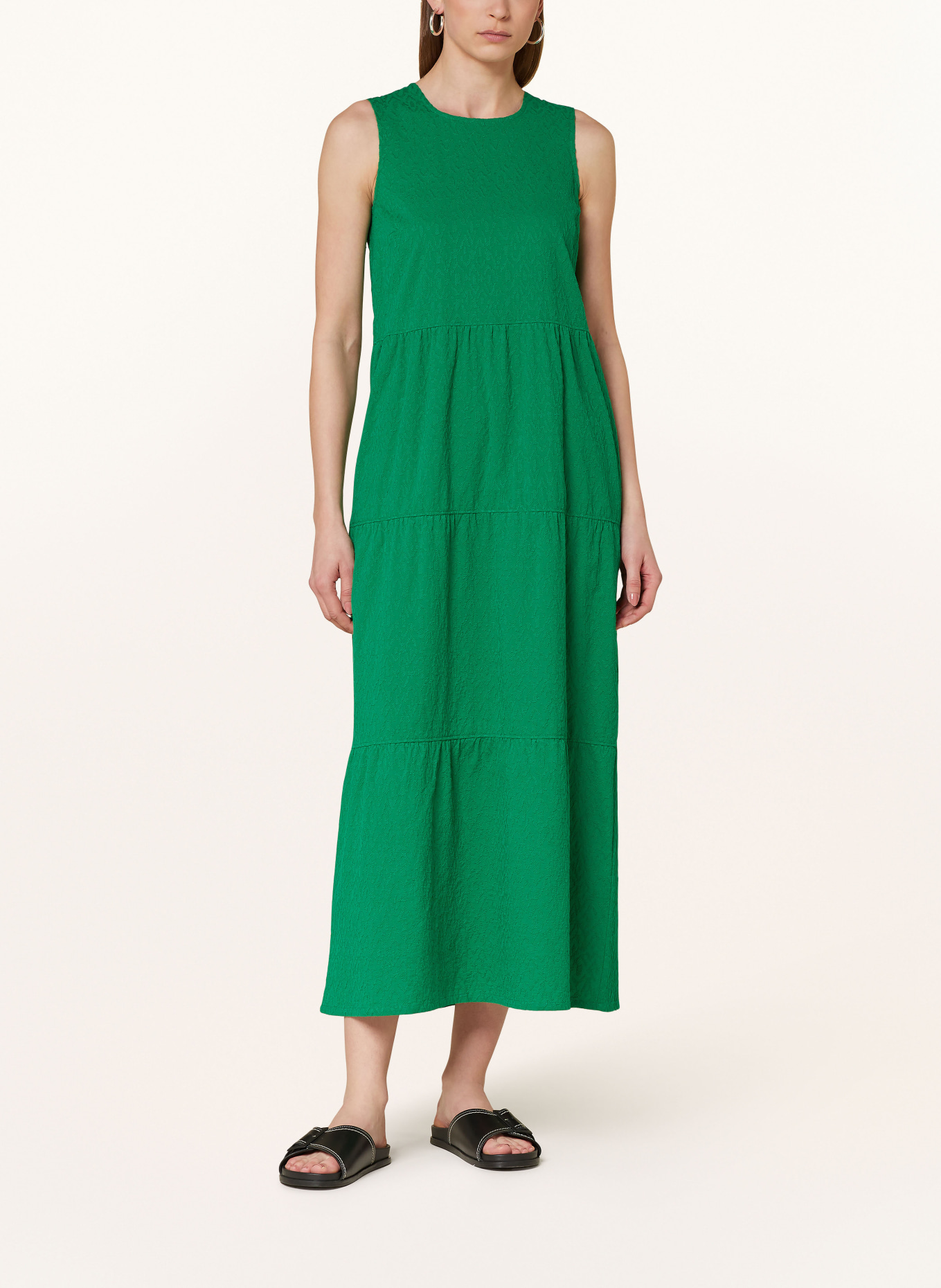 LANIUS Jacquard dress, Color: GREEN (Image 2)