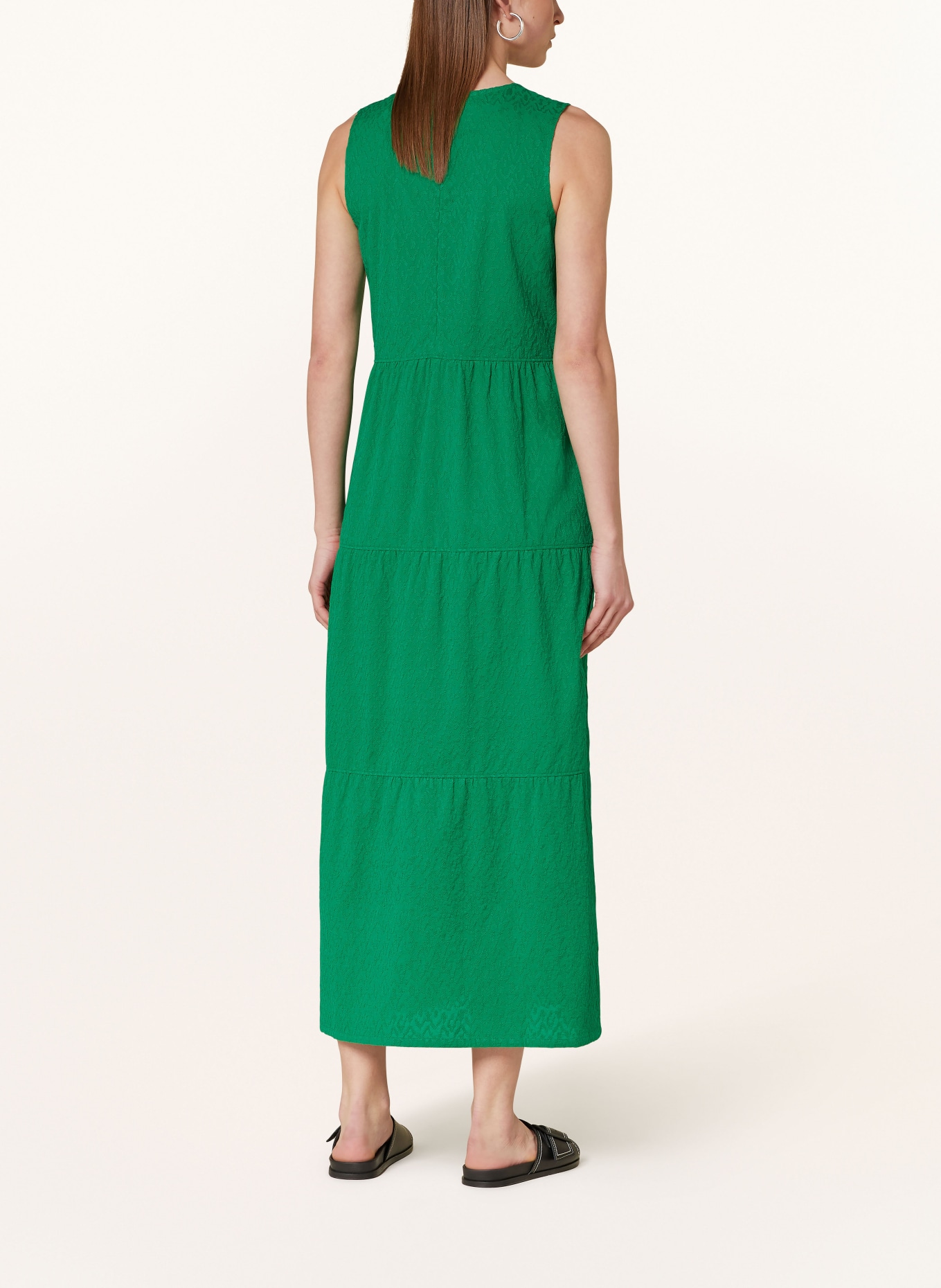 LANIUS Jacquard dress, Color: GREEN (Image 3)