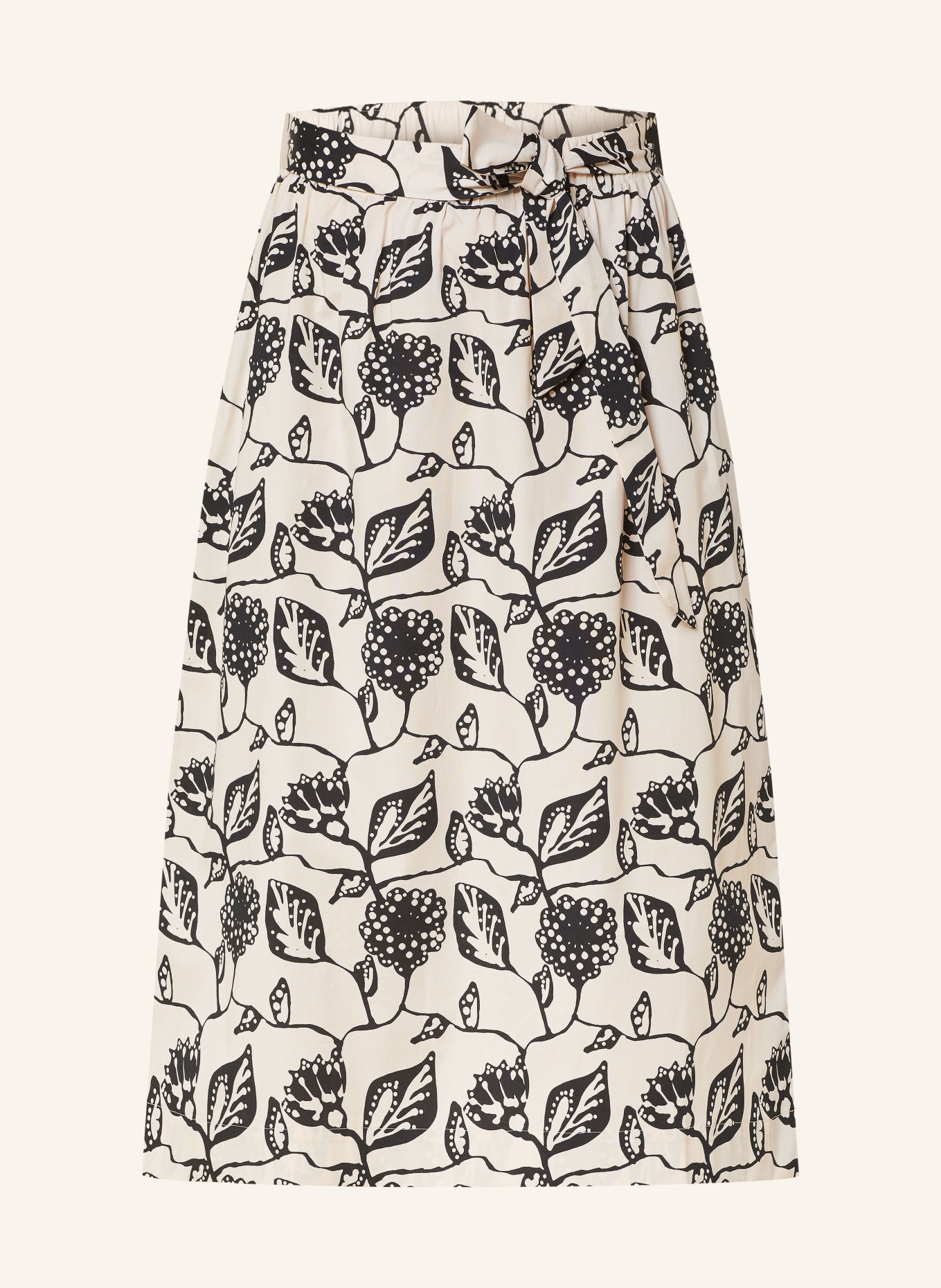 LANIUS Skirt, Color: CREAM/ BLACK (Image 1)
