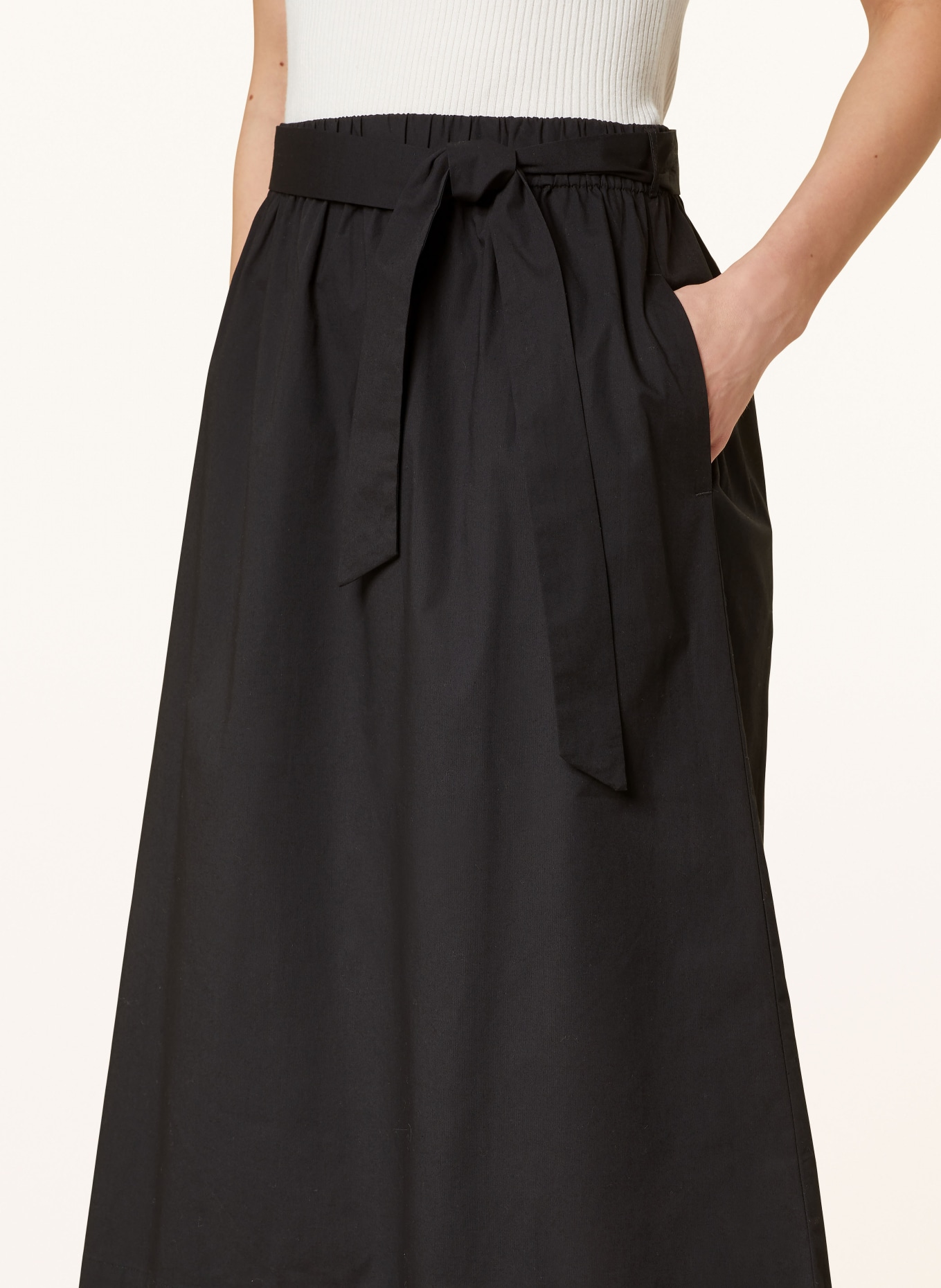LANIUS Skirt, Color: BLACK (Image 4)