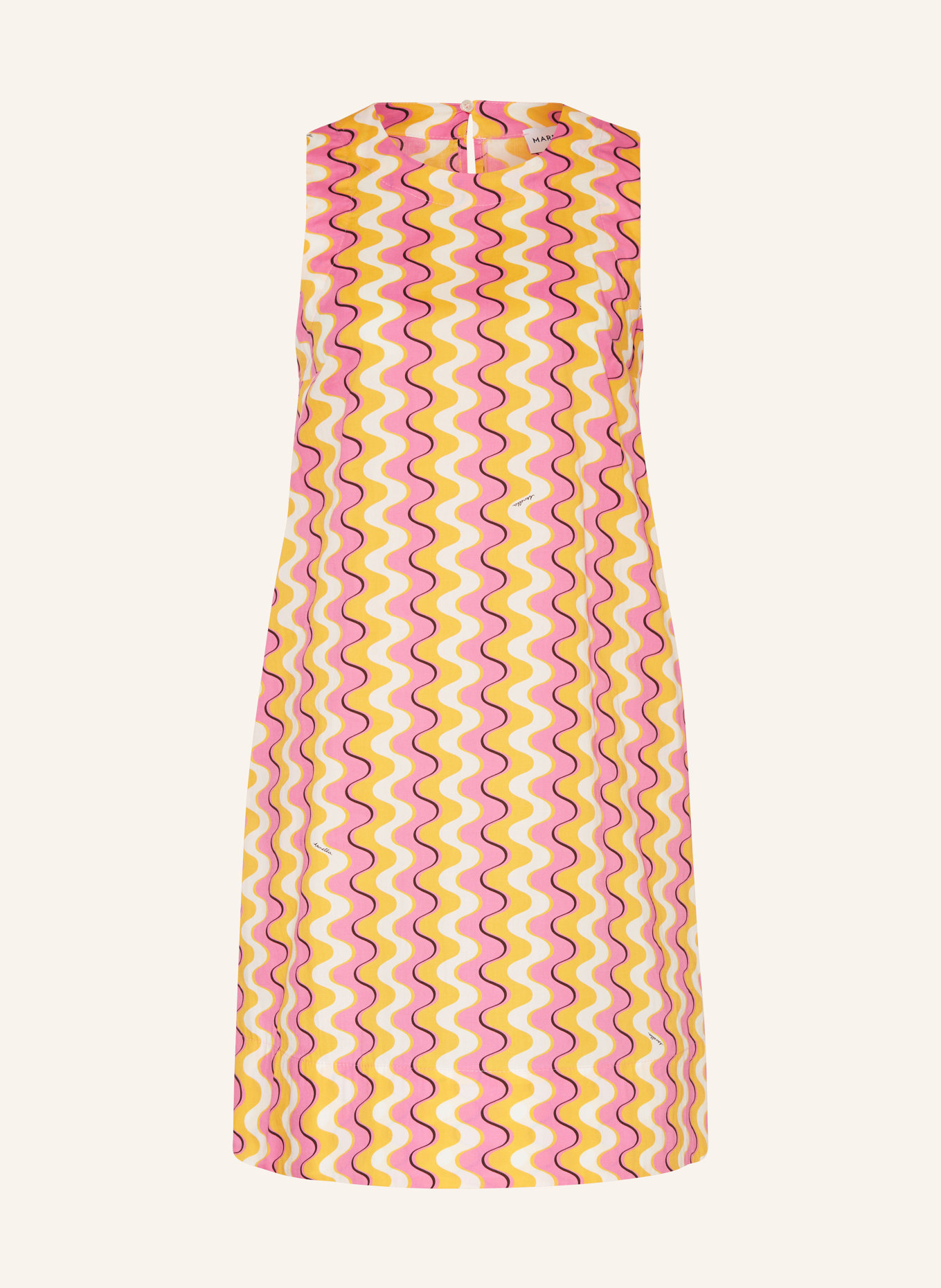 MARELLA Dress MORINA, Color: CREAM/ ORANGE/ PINK (Image 1)