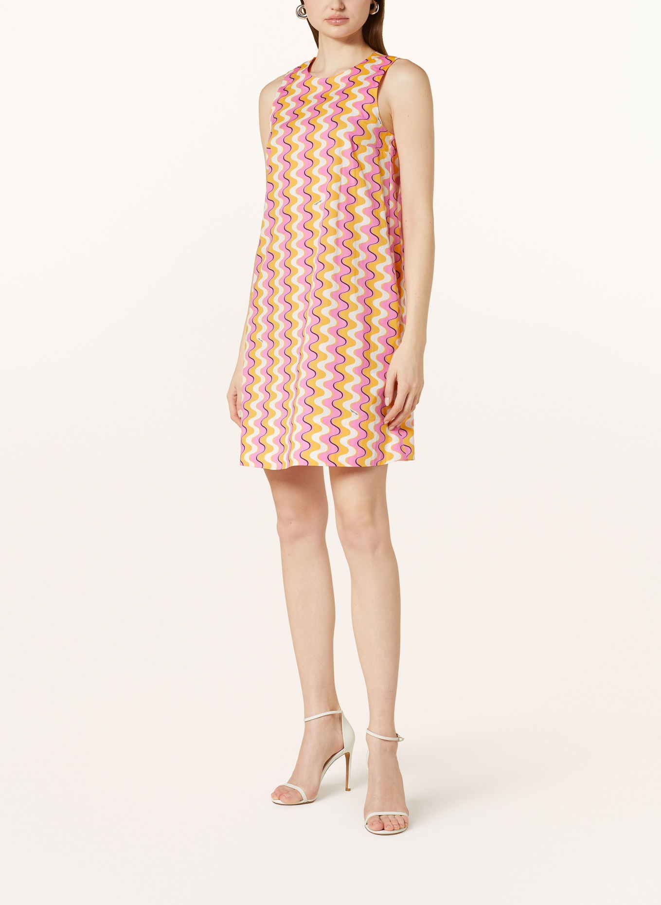 MARELLA Dress MORINA, Color: CREAM/ ORANGE/ PINK (Image 2)