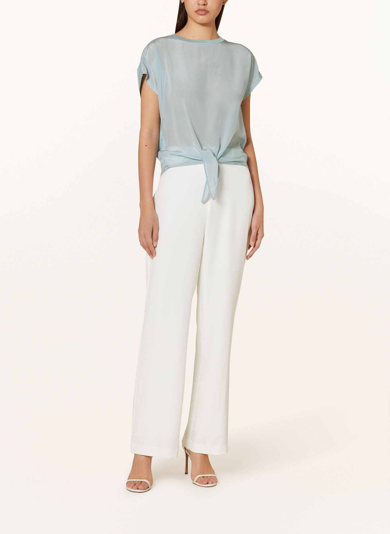 MARELLA Shirt blouse AGOSTIN with silk, Color: LIGHT BLUE (Image 2)