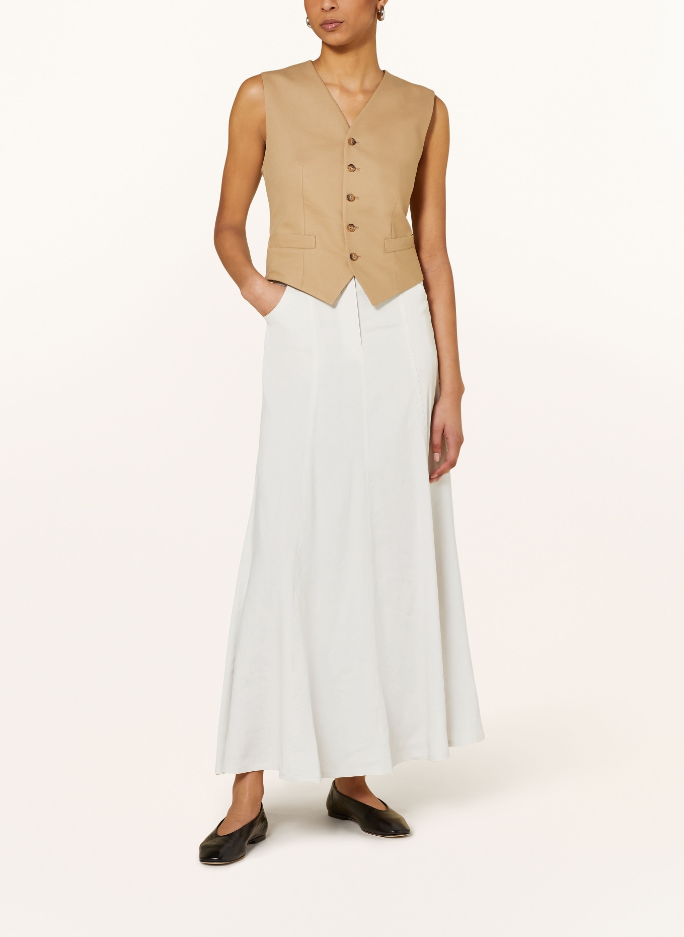 MARELLA Skirt SELINA with linen, Color: ECRU (Image 2)
