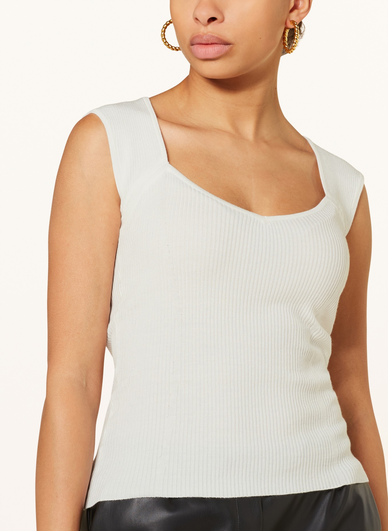 darling harbour Knit top, Color: WHITE (Image 4)