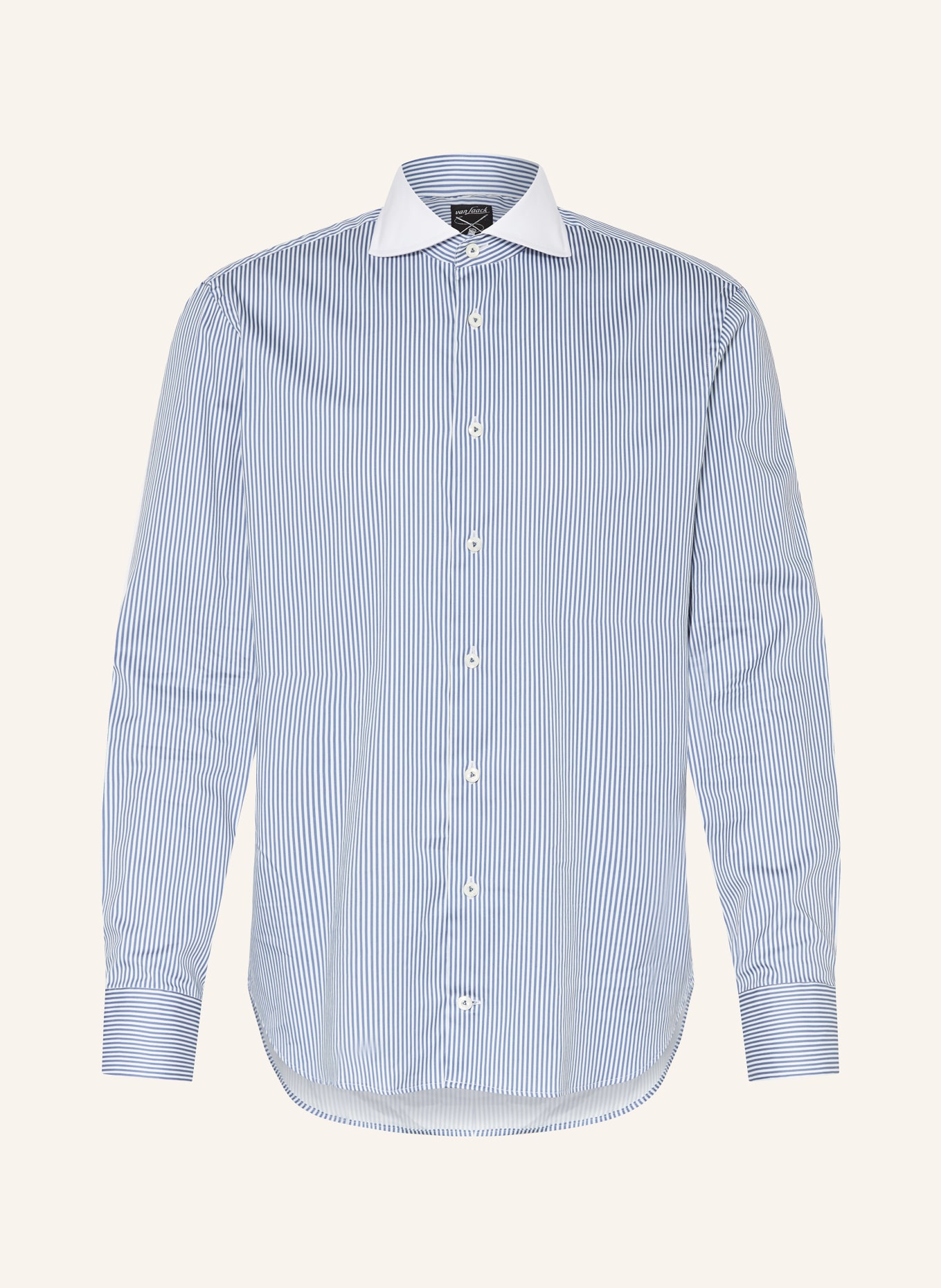 van Laack Shirt tailored fit, Color: BLUE/ WHITE (Image 1)