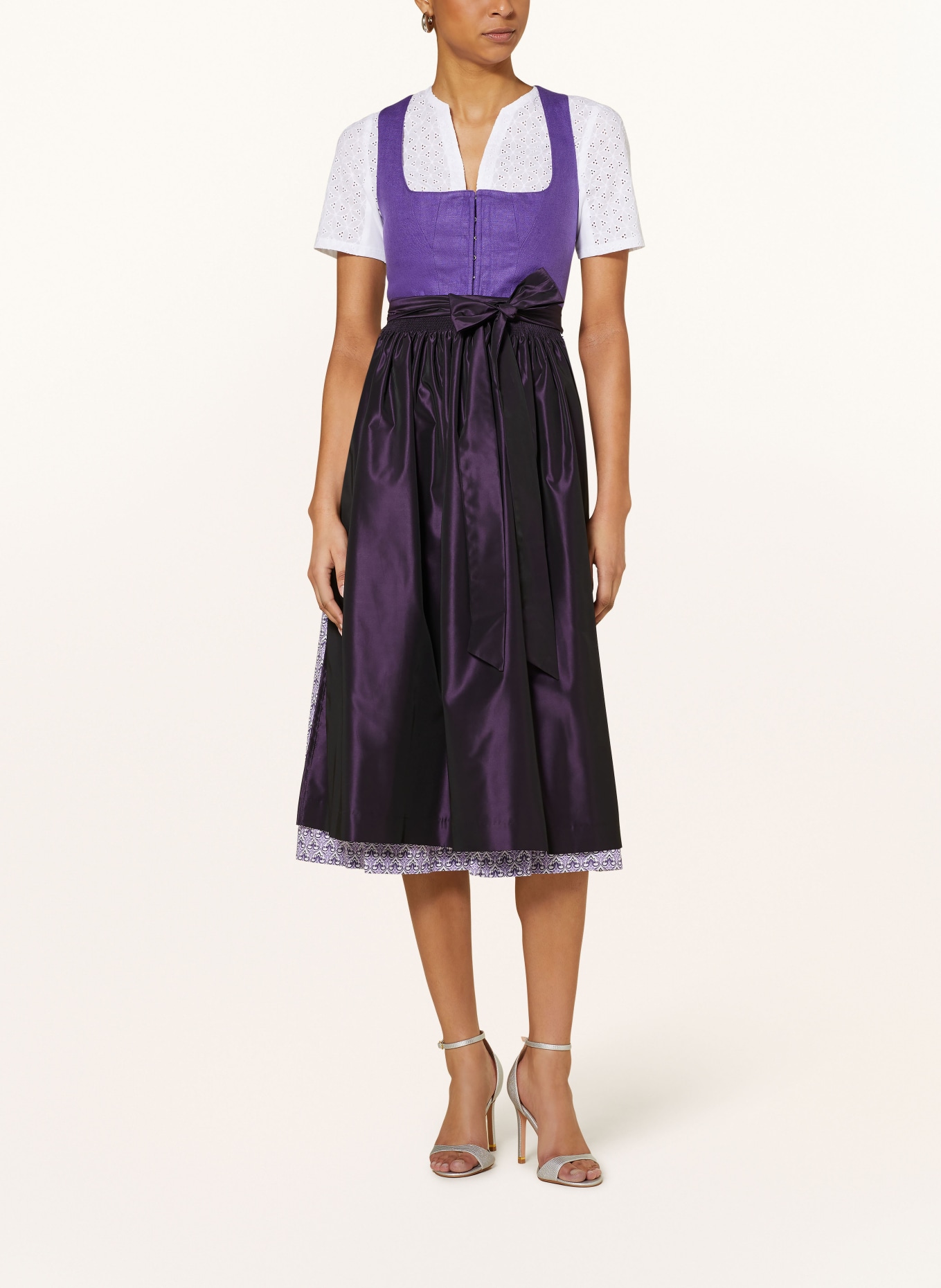 Johann & Johanna Dirndl WIESSEE mit Leinen, Farbe: LILA/ DUNKELLILA/ HELLLILA (Bild 2)