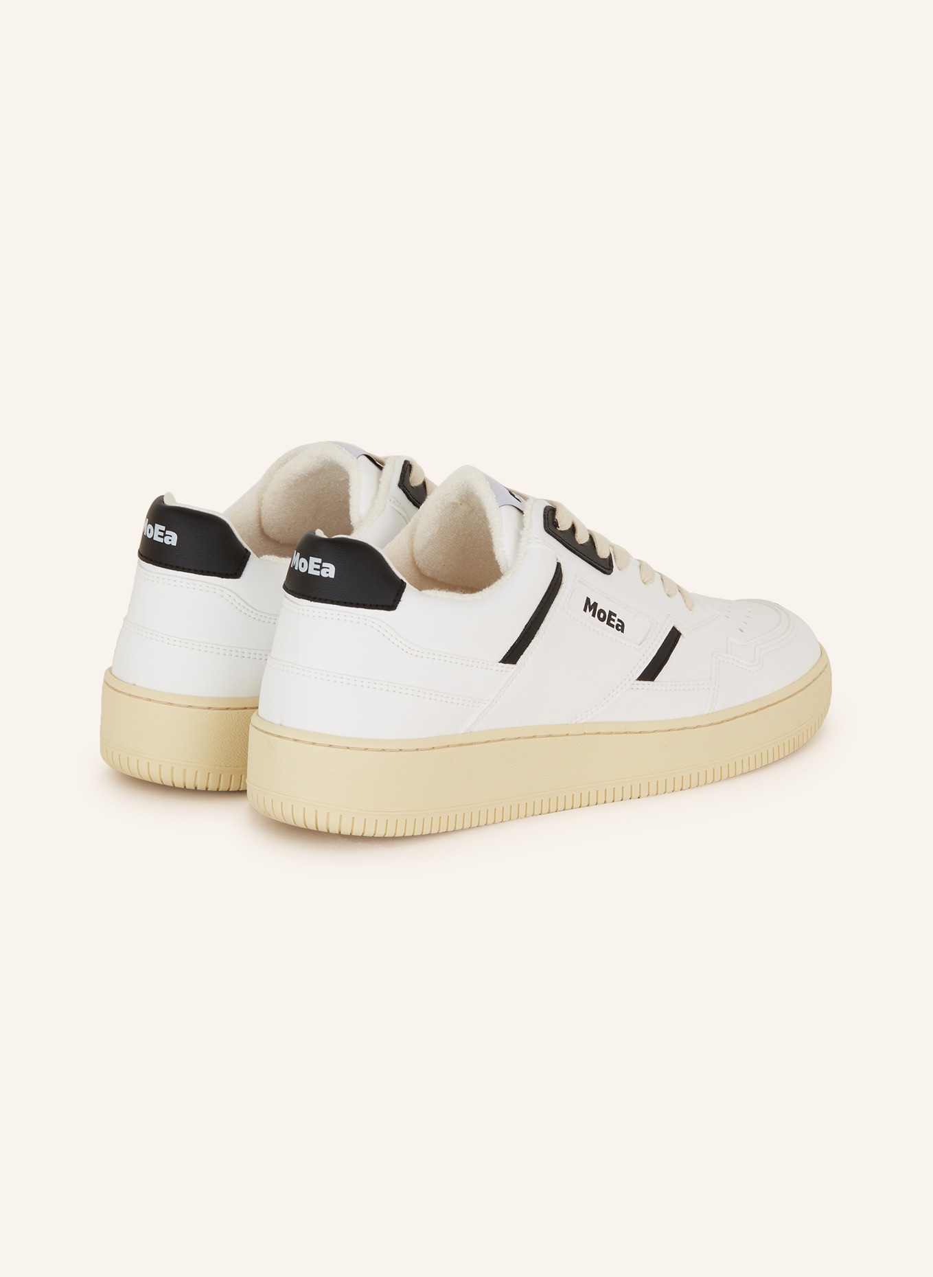 MoEa Sneakers GRAPE, Color: WHITE/ BLACK (Image 2)
