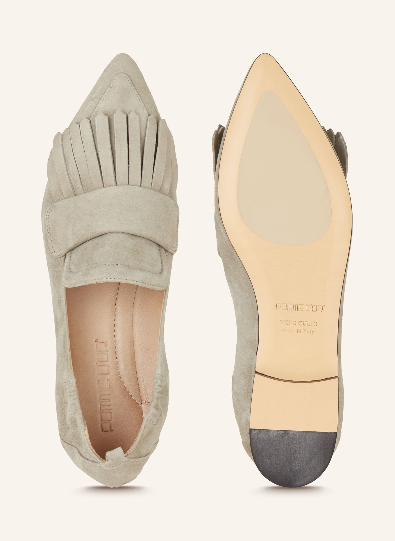 POMME D'OR Slip-ons GRACE: GRAY
