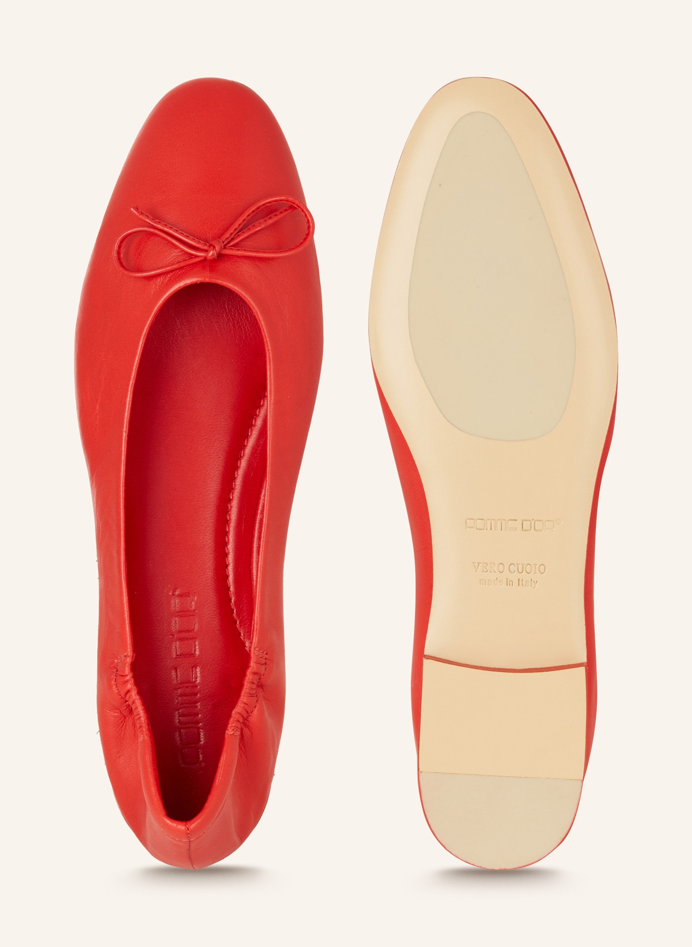 POMME D'OR Ballet flats GIORGIA, Color: RED (Image 5)