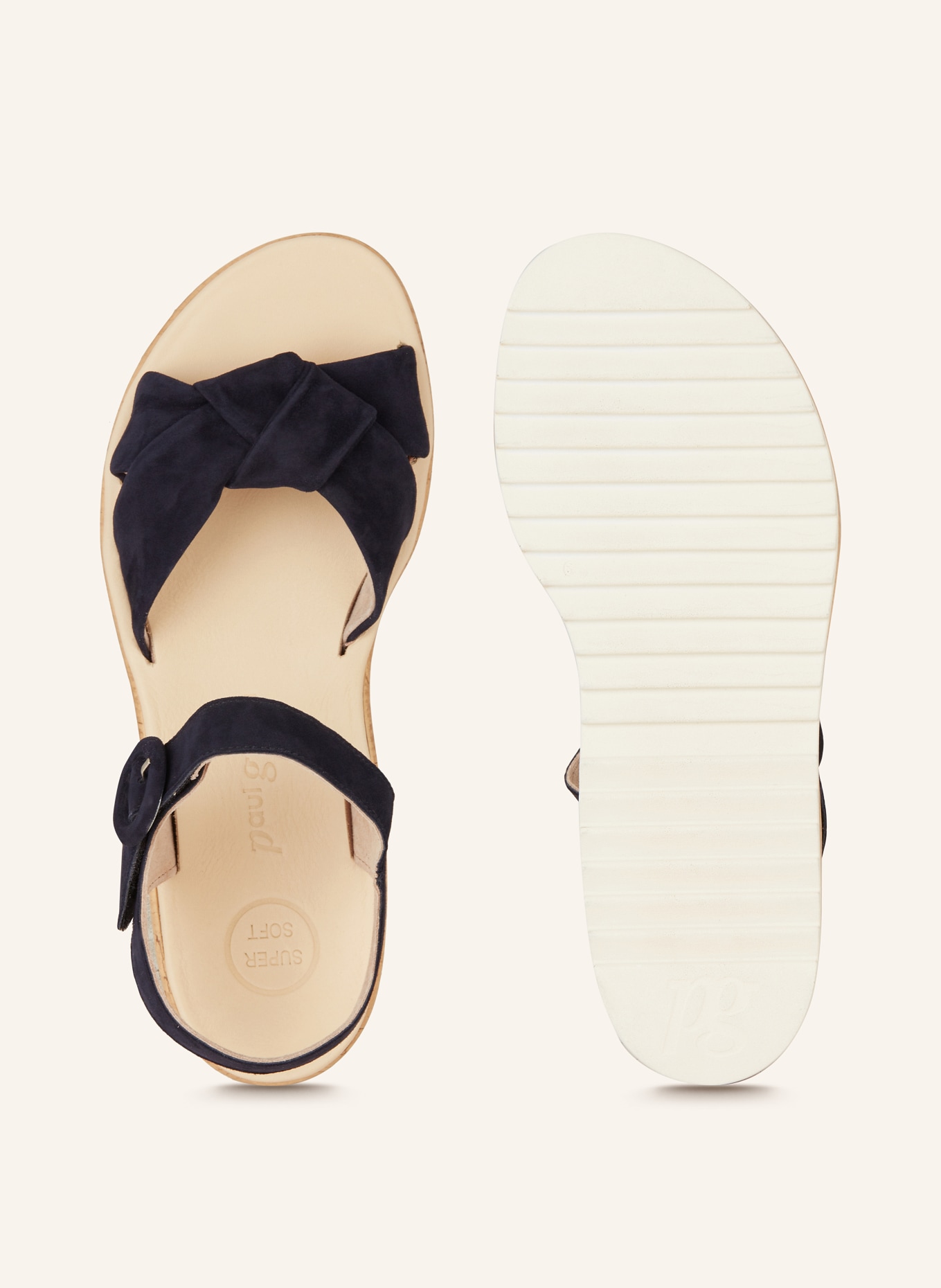 paul green Sandalen: DUNKELBLAU