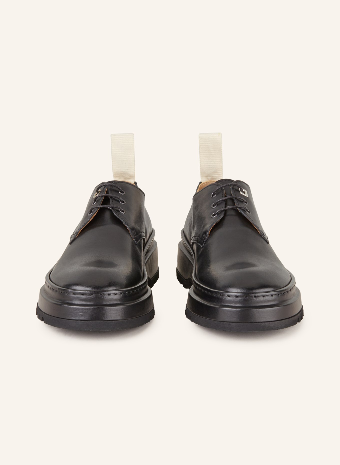 JACQUEMUS Lace-up shoes LES DERBIES PAVANE, Color: BLACK (Image 3)