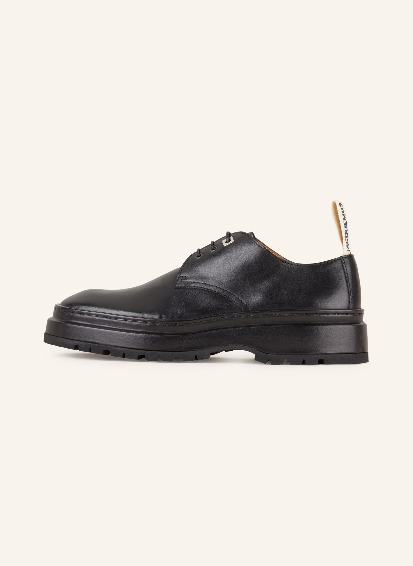 JACQUEMUS Lace-up shoes LES DERBIES PAVANE, Color: BLACK (Image 4)