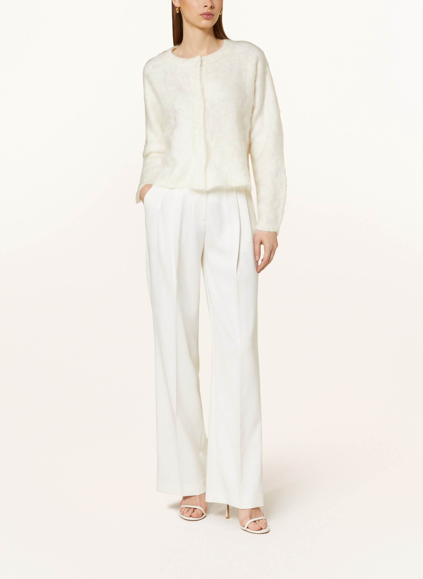 MRS & HUGS Cashmere cardigan, Color: WHITE (Image 2)