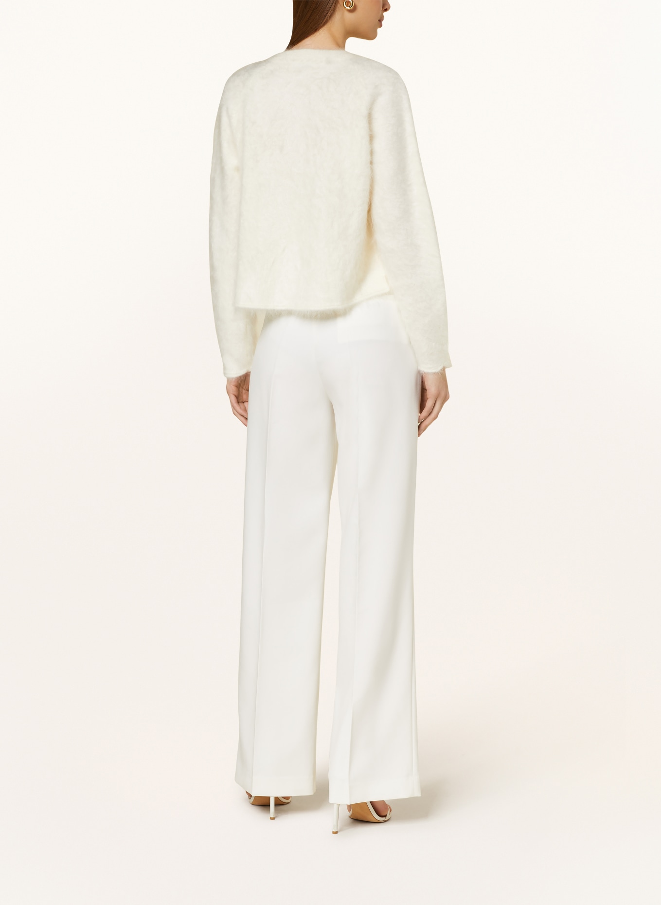 MRS & HUGS Cashmere cardigan, Color: WHITE (Image 3)