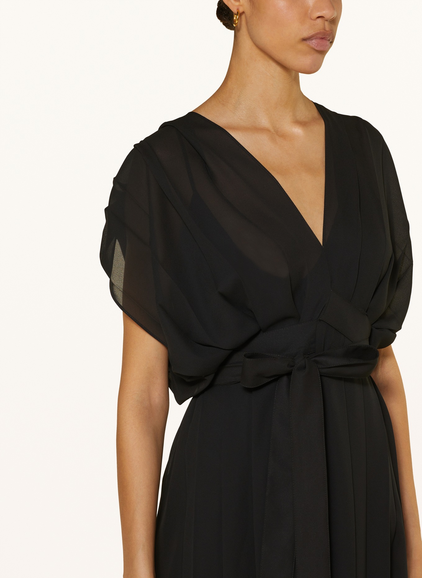 FABIANA FILIPPI Pleated dress, Color: BLACK (Image 4)