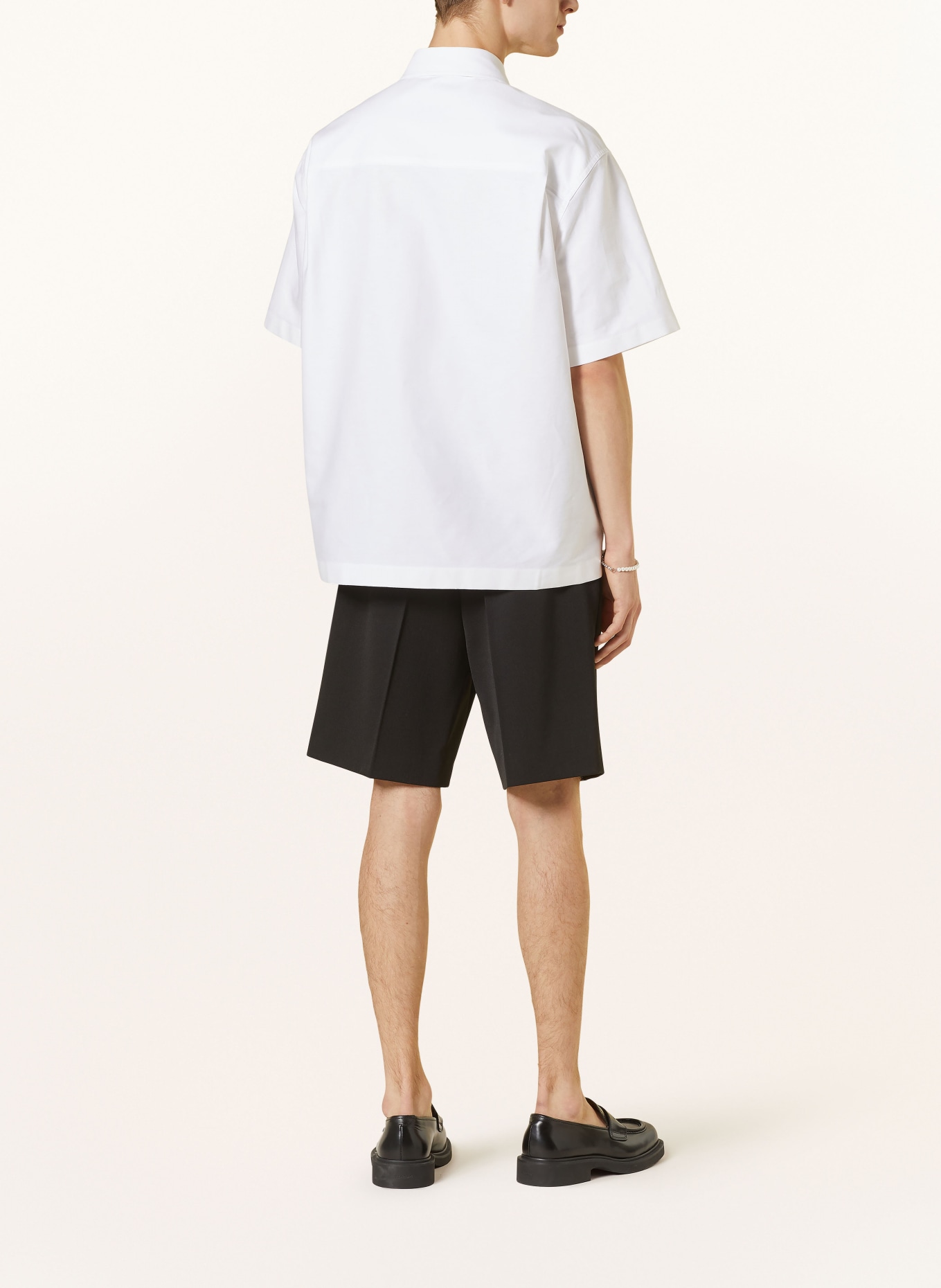 MCM Short sleeve shirt comfort fit, Color: WHITE (Image 3)