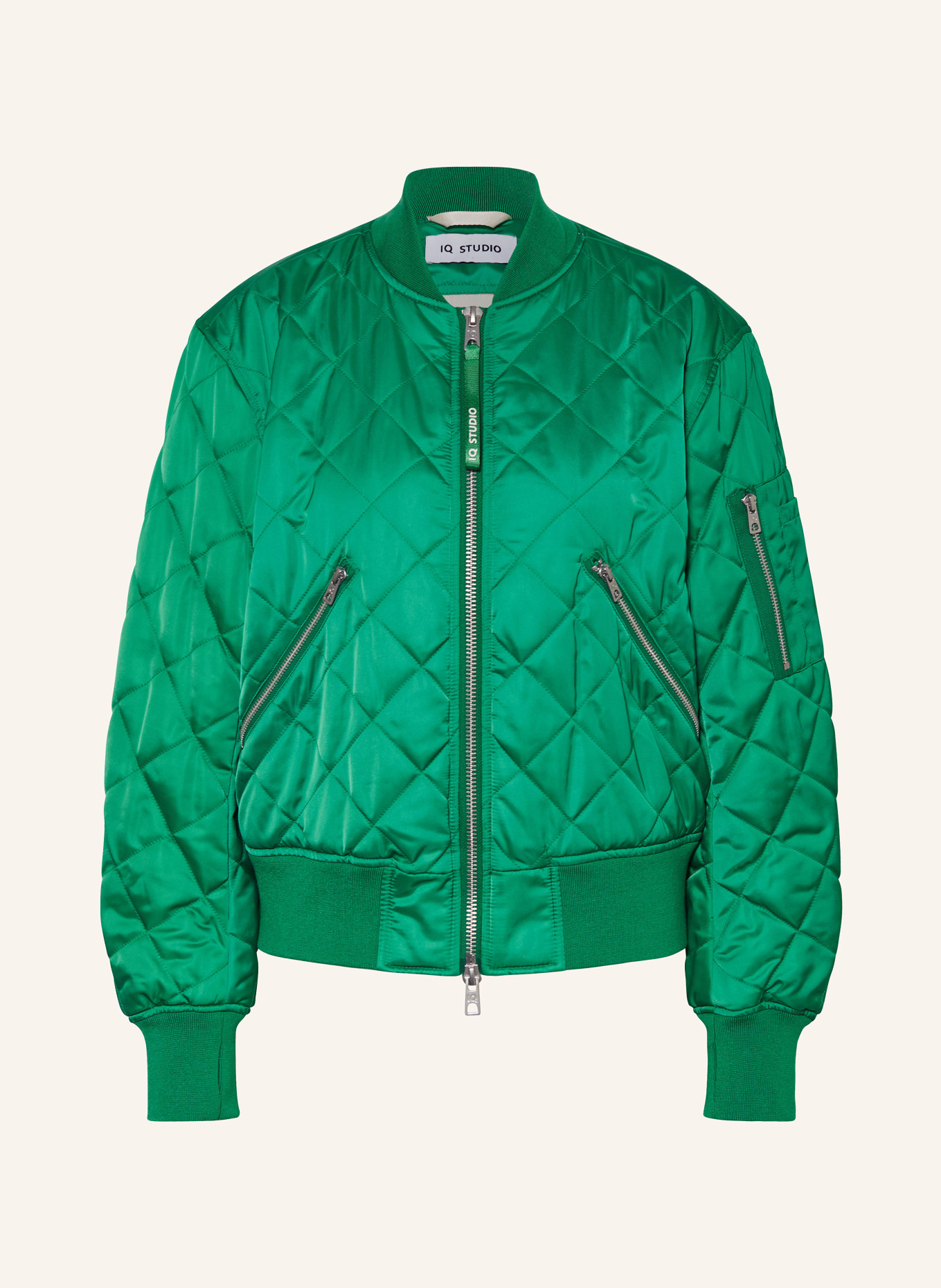 IQ STUDIO Bomber jacket DOMENICA, Color: GREEN (Image 1)