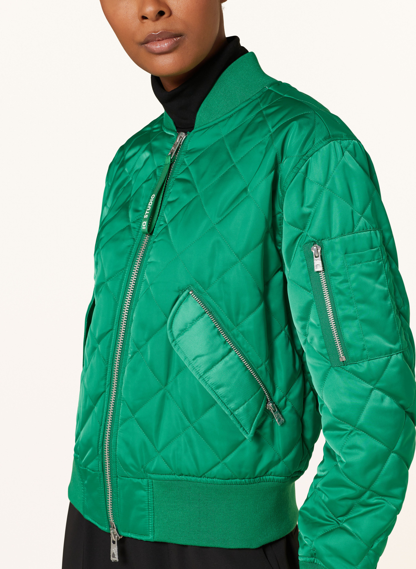 IQ STUDIO Bomber jacket DOMENICA, Color: GREEN (Image 4)