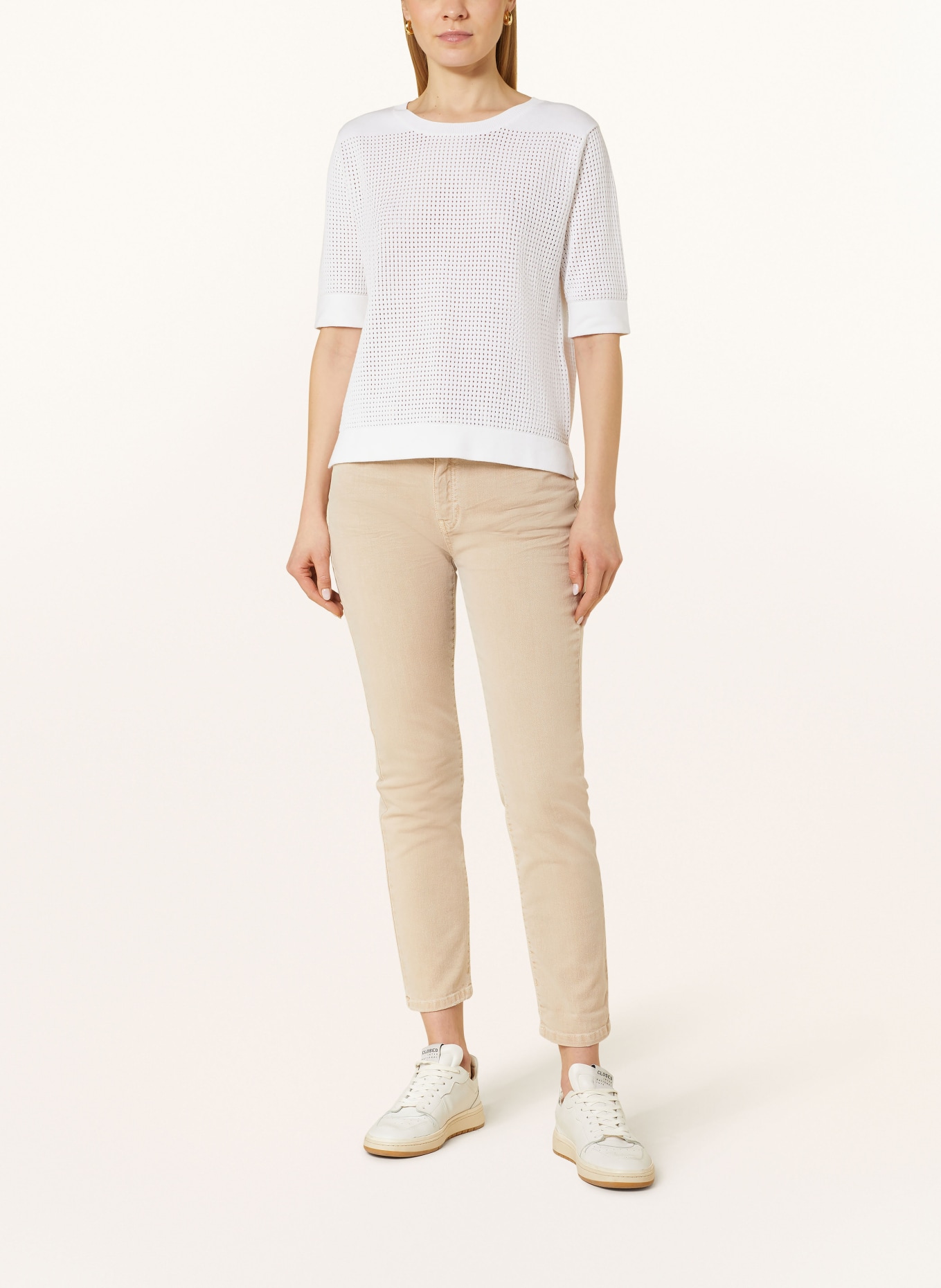 CARTOON Knit shirt, Color: WHITE (Image 2)